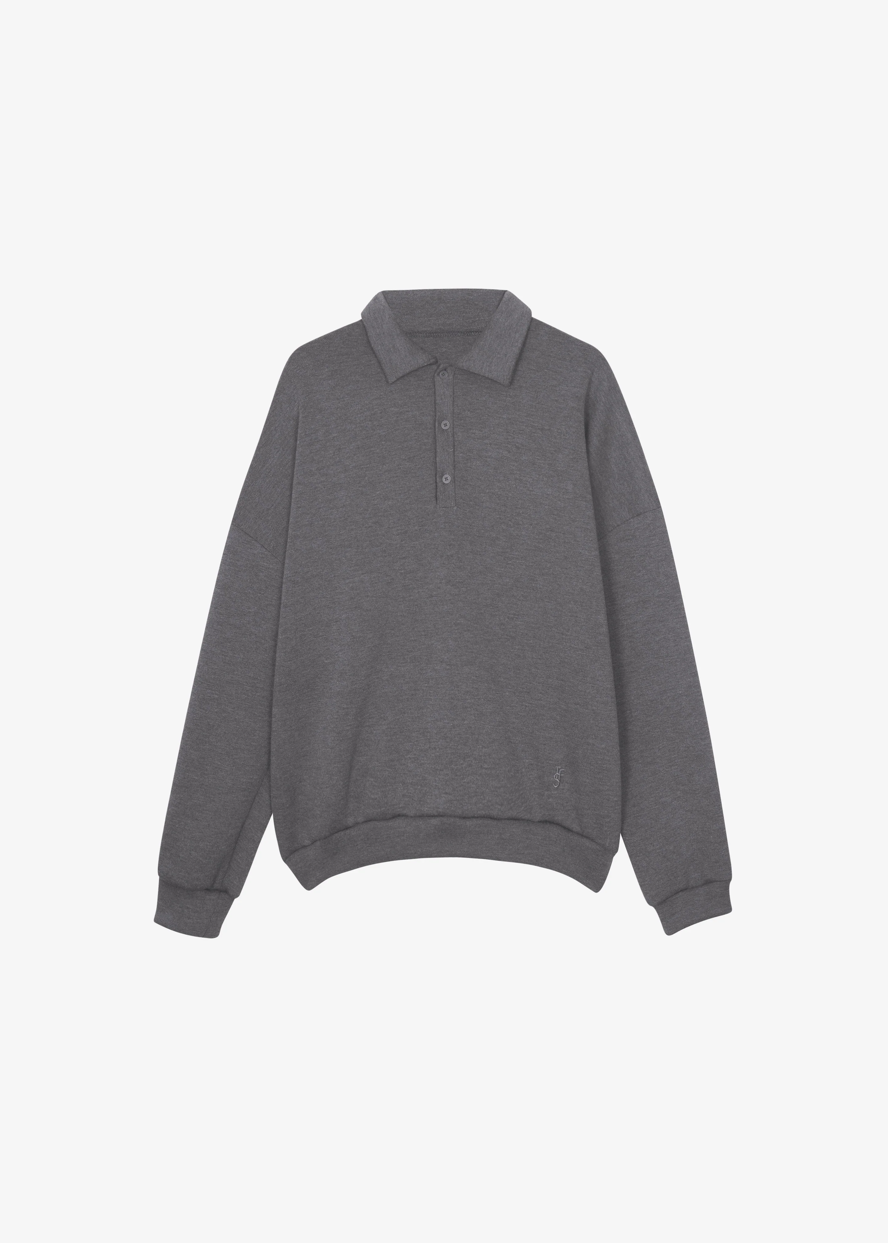 Lenham Polo Sweatshirt - Grey - Image 8