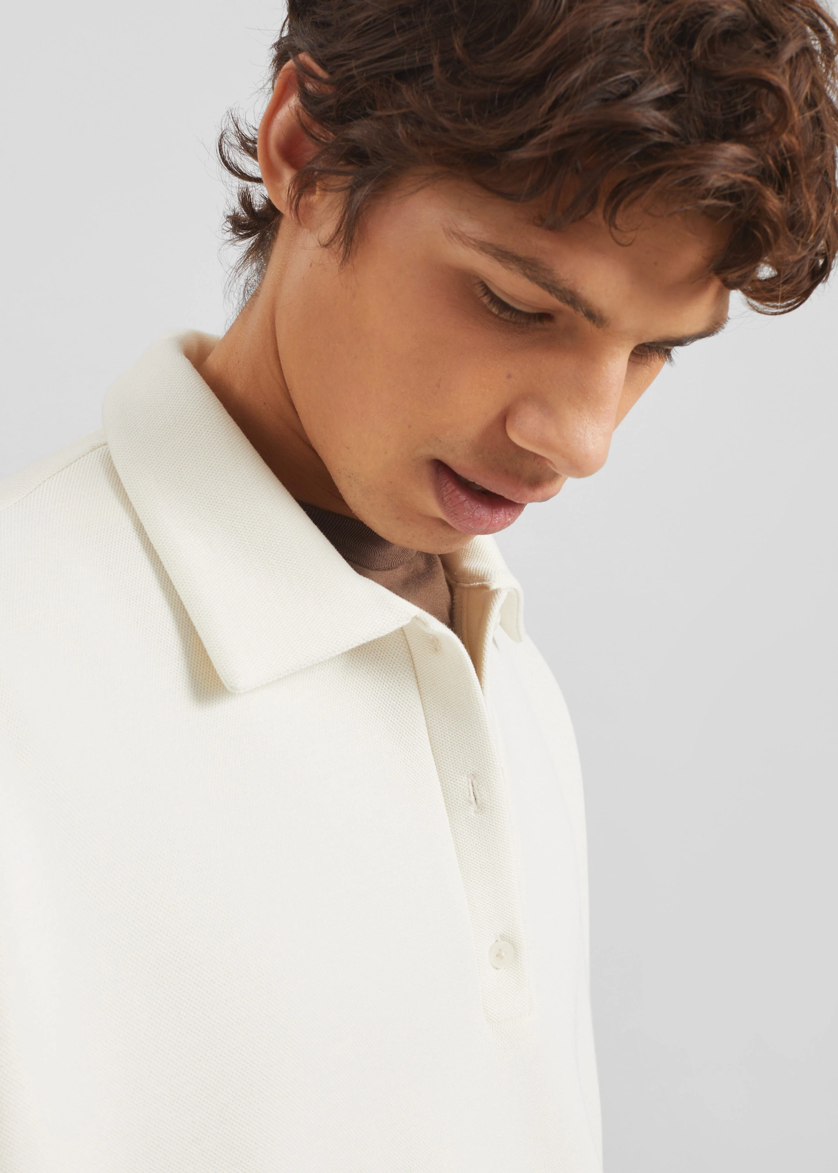 Lenham Polo Sweatshirt - Ivory - Image 2