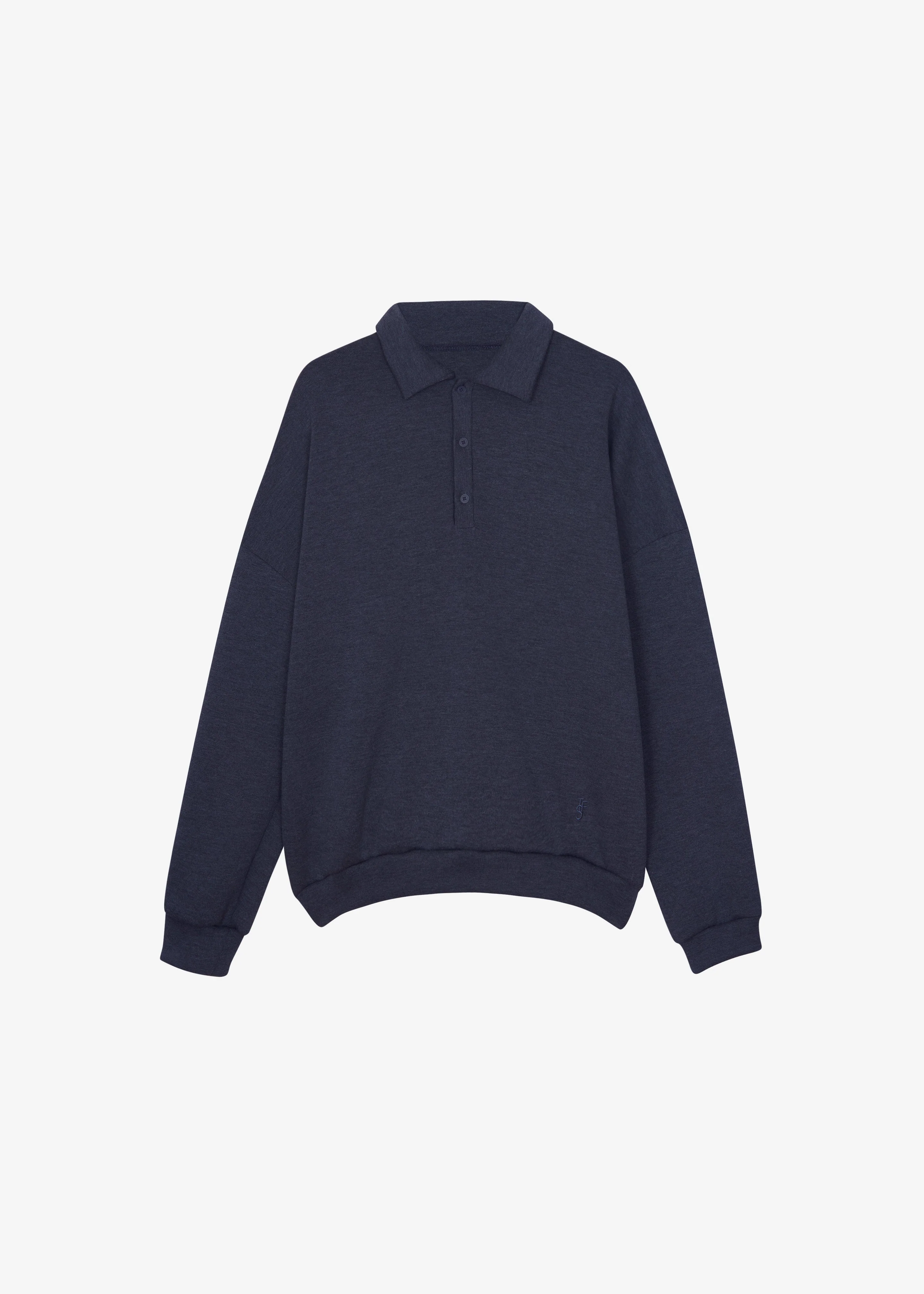 Lenham Polo Sweatshirt - Navy - Image 9