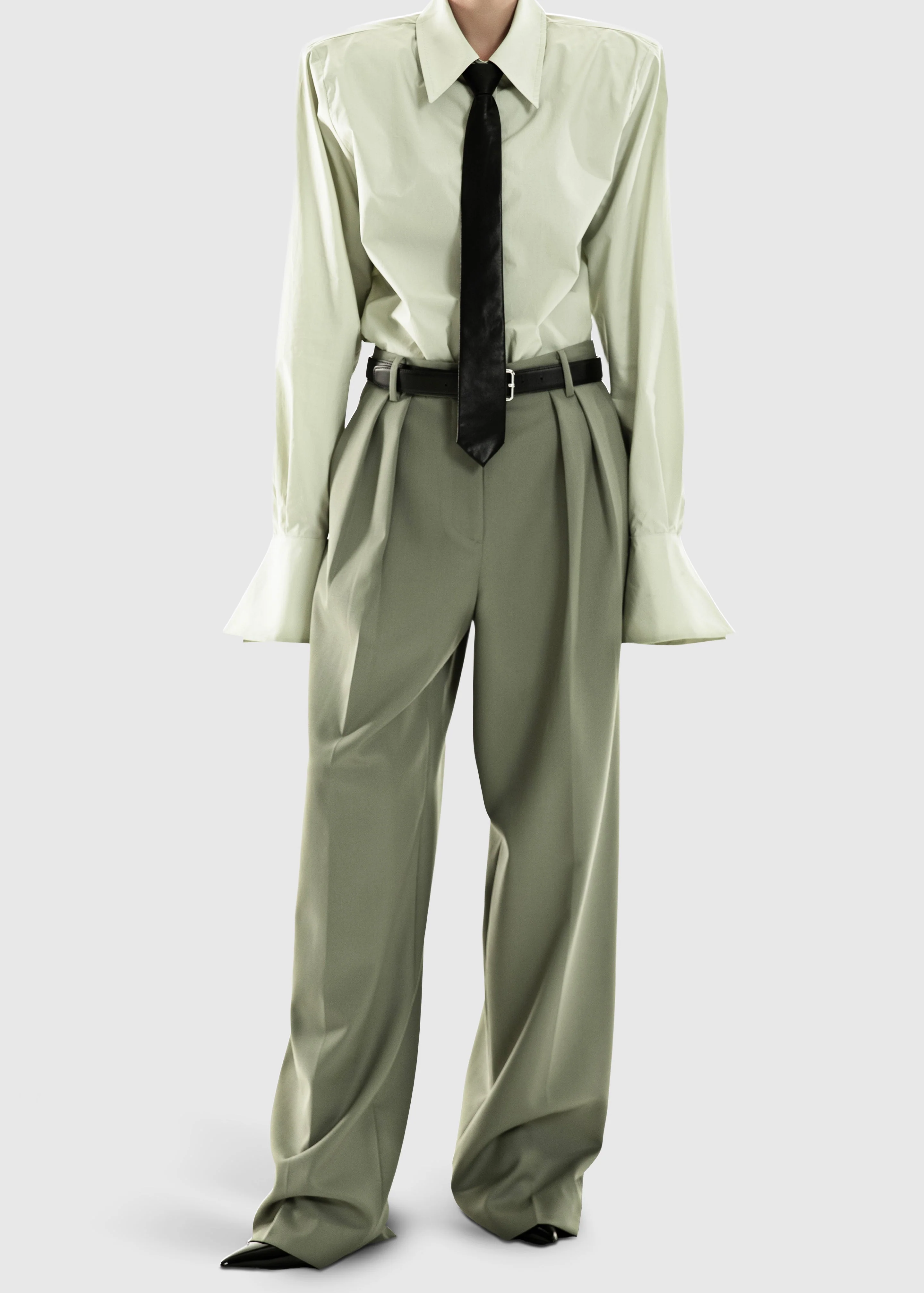 Leuven Padded Shirt - Sage - Image 7