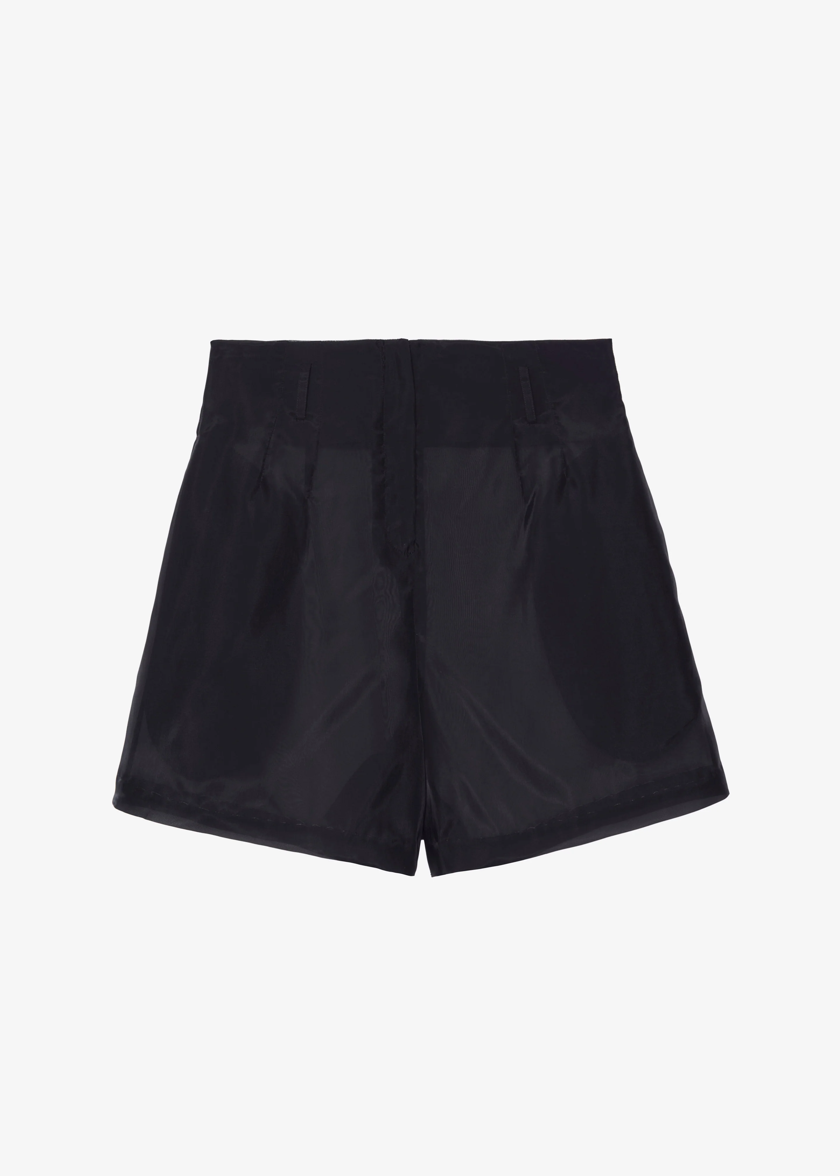 Lise Sheer Shorts - Black - Image 11