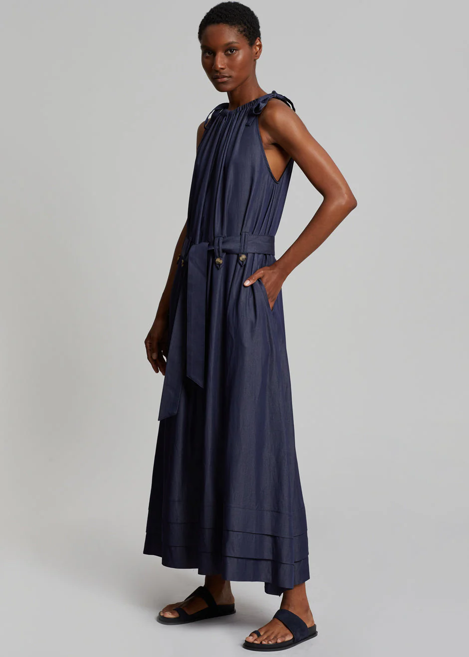 Liv Maxi Dress - Dark Indigo - Image 4