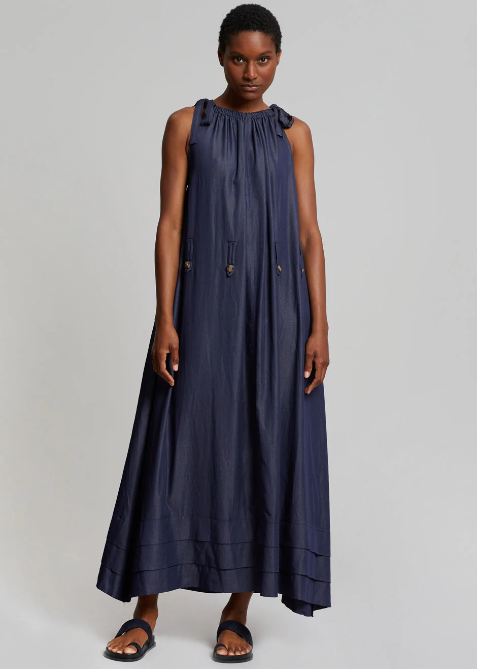 Liv Maxi Dress - Dark Indigo - Image 5