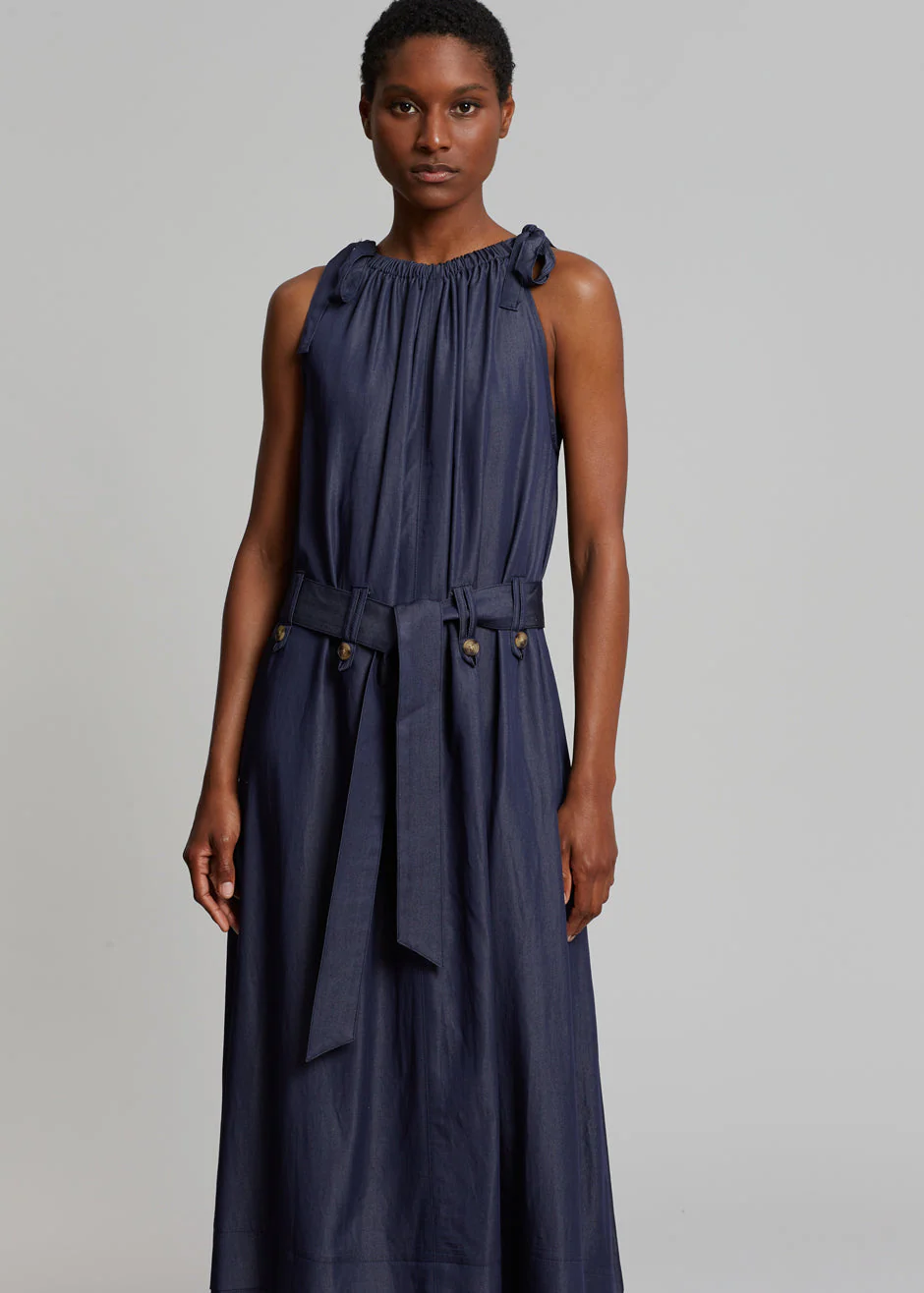 Liv Maxi Dress - Dark Indigo - Image 6