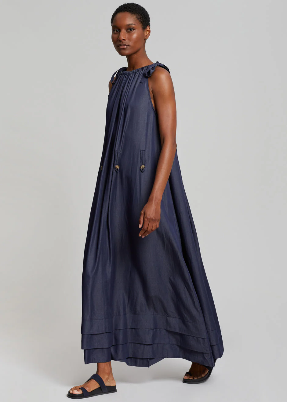 Liv Maxi Dress - Dark Indigo - Image 7