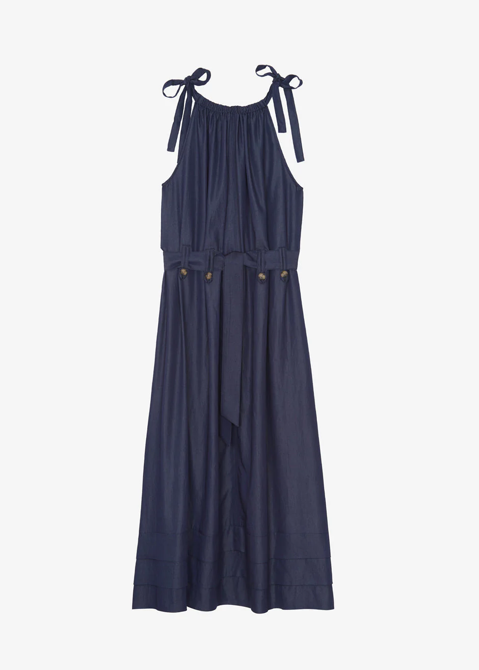Liv Maxi Dress - Dark Indigo - Image 9