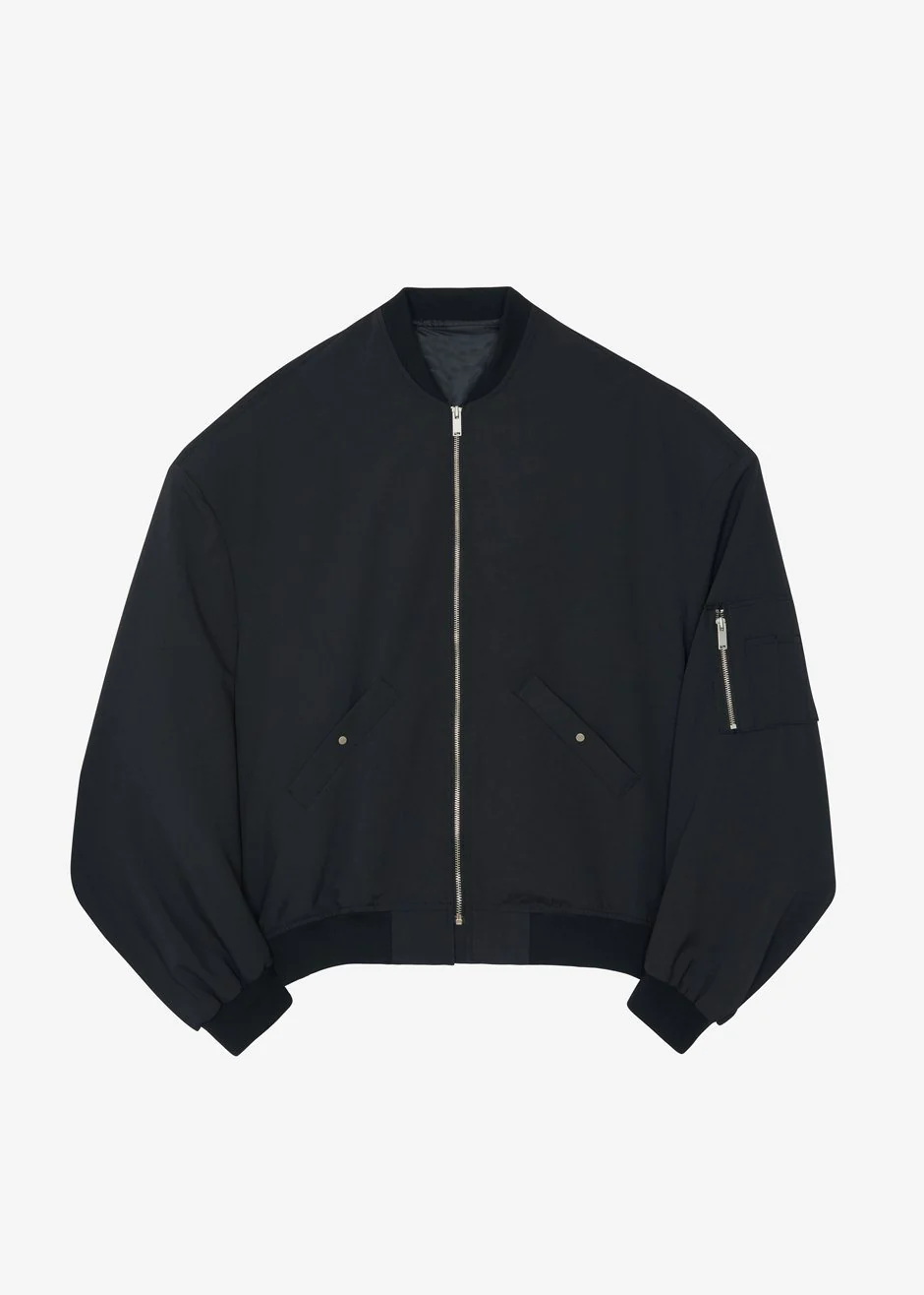 Lumi Bomber Jacket - Black - Image 9