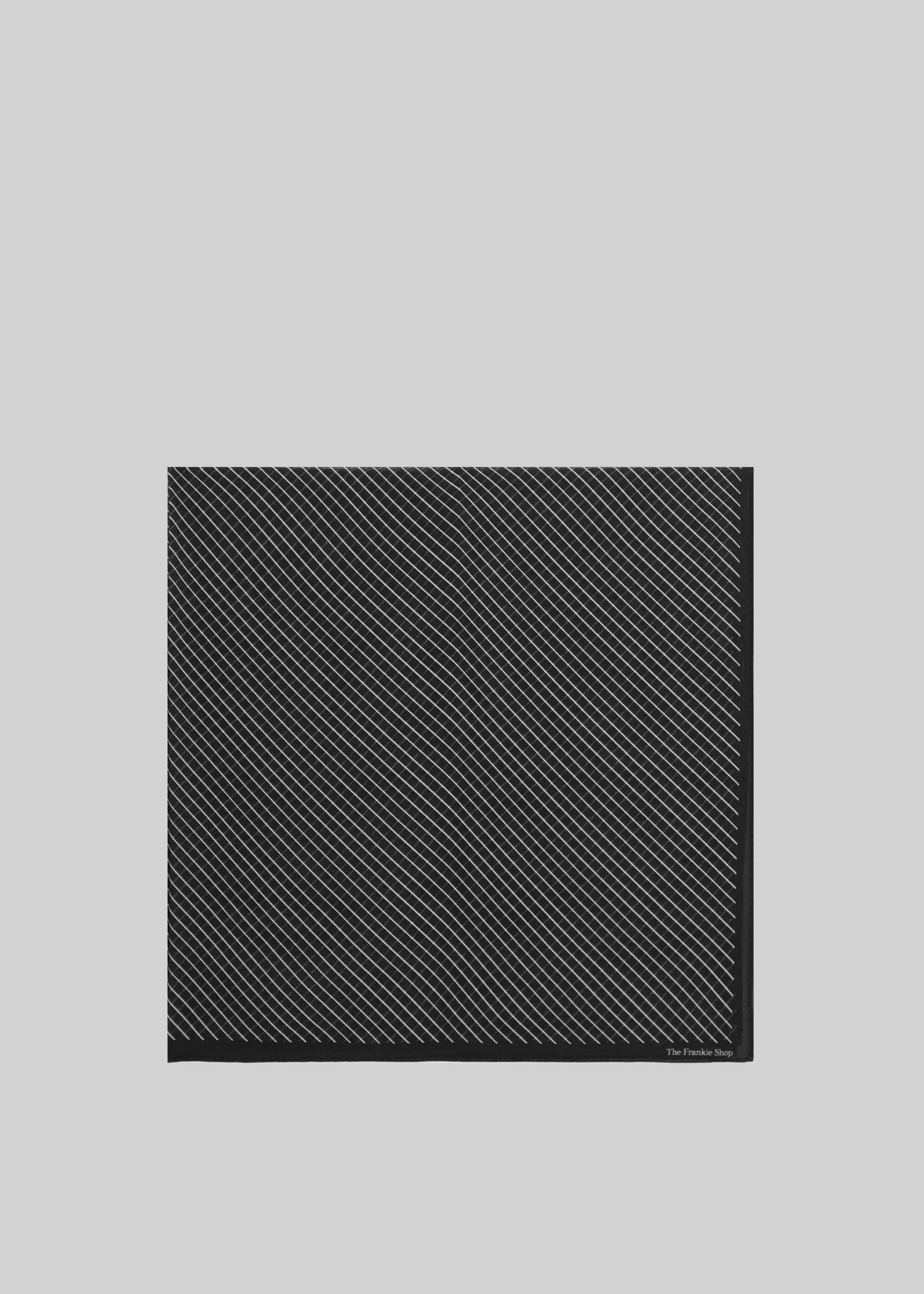 Marais Striped Scarf - Black/White