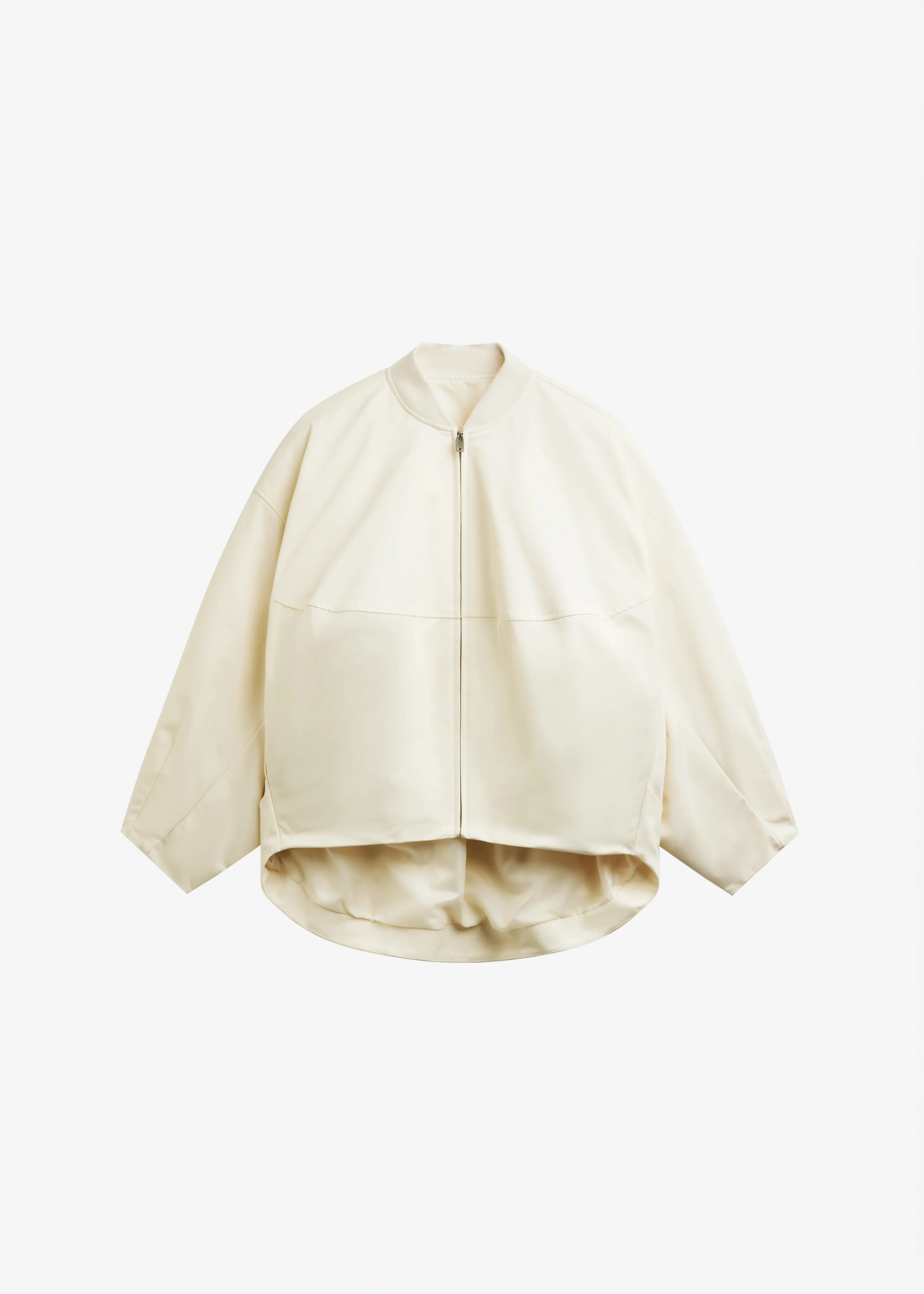 Marslev Cocoon Jacket - Cream - Image 8