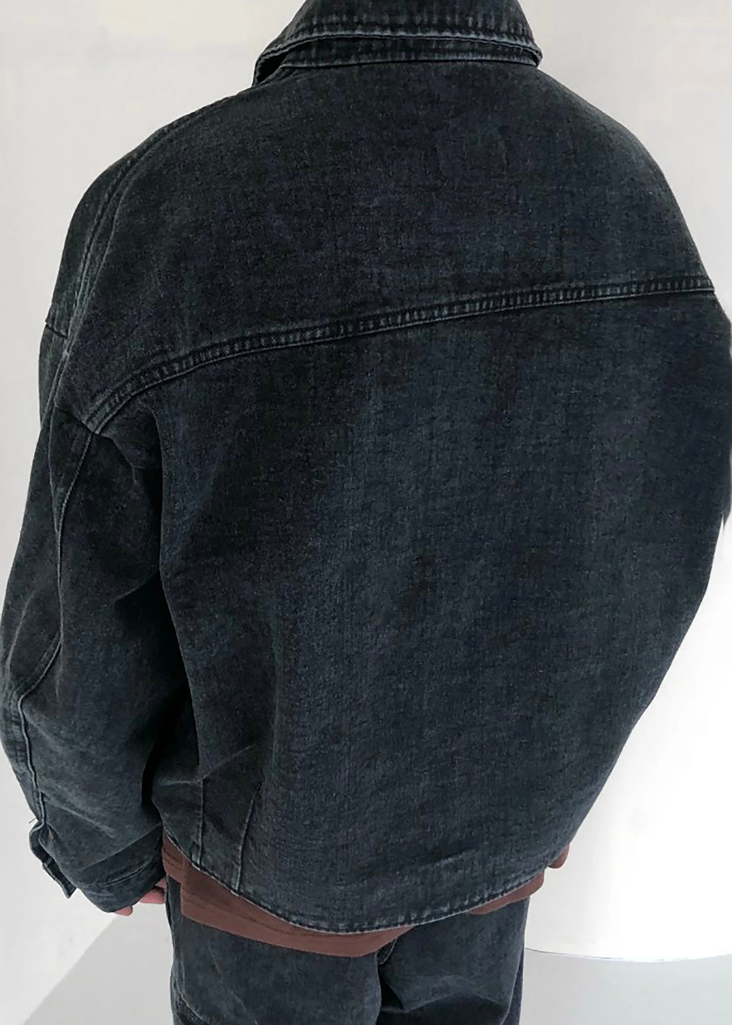 Miller Denim Jacket - Black Wash - Image 4