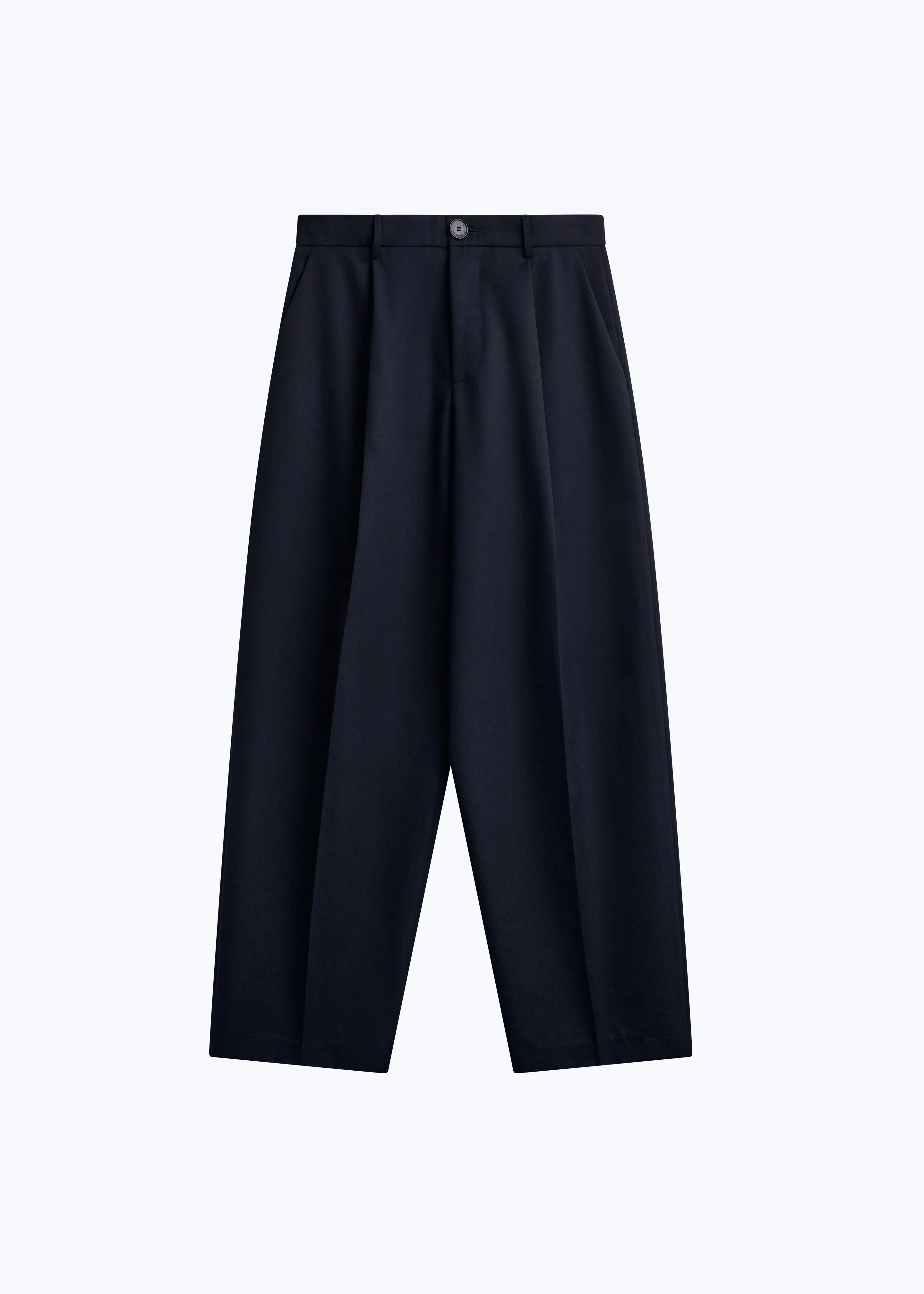 Milton Wool-Blend Trousers - Dark Navy - Image 8