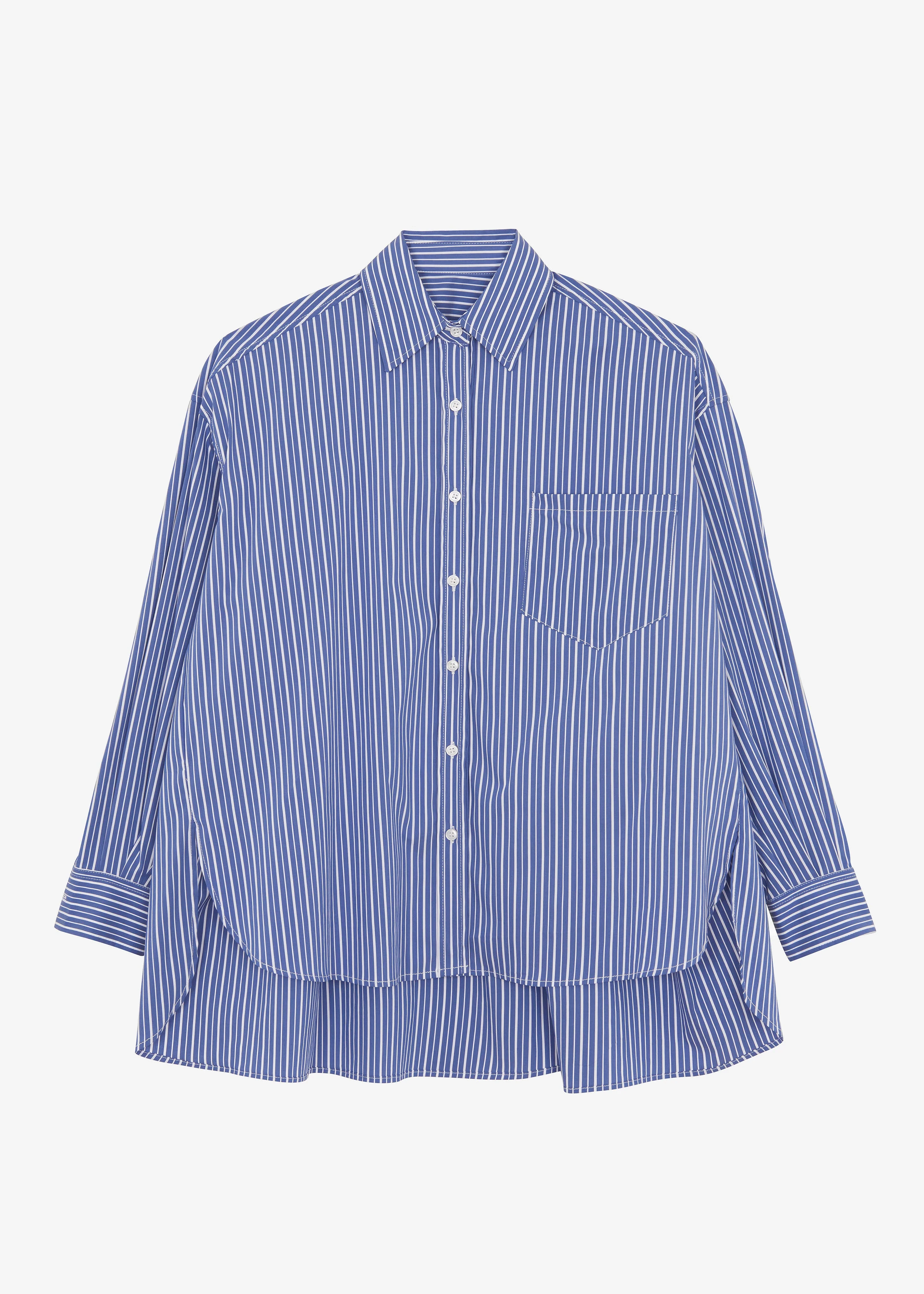 Mirca Pocket Shirt - Blue Multi Stripe - Image 10