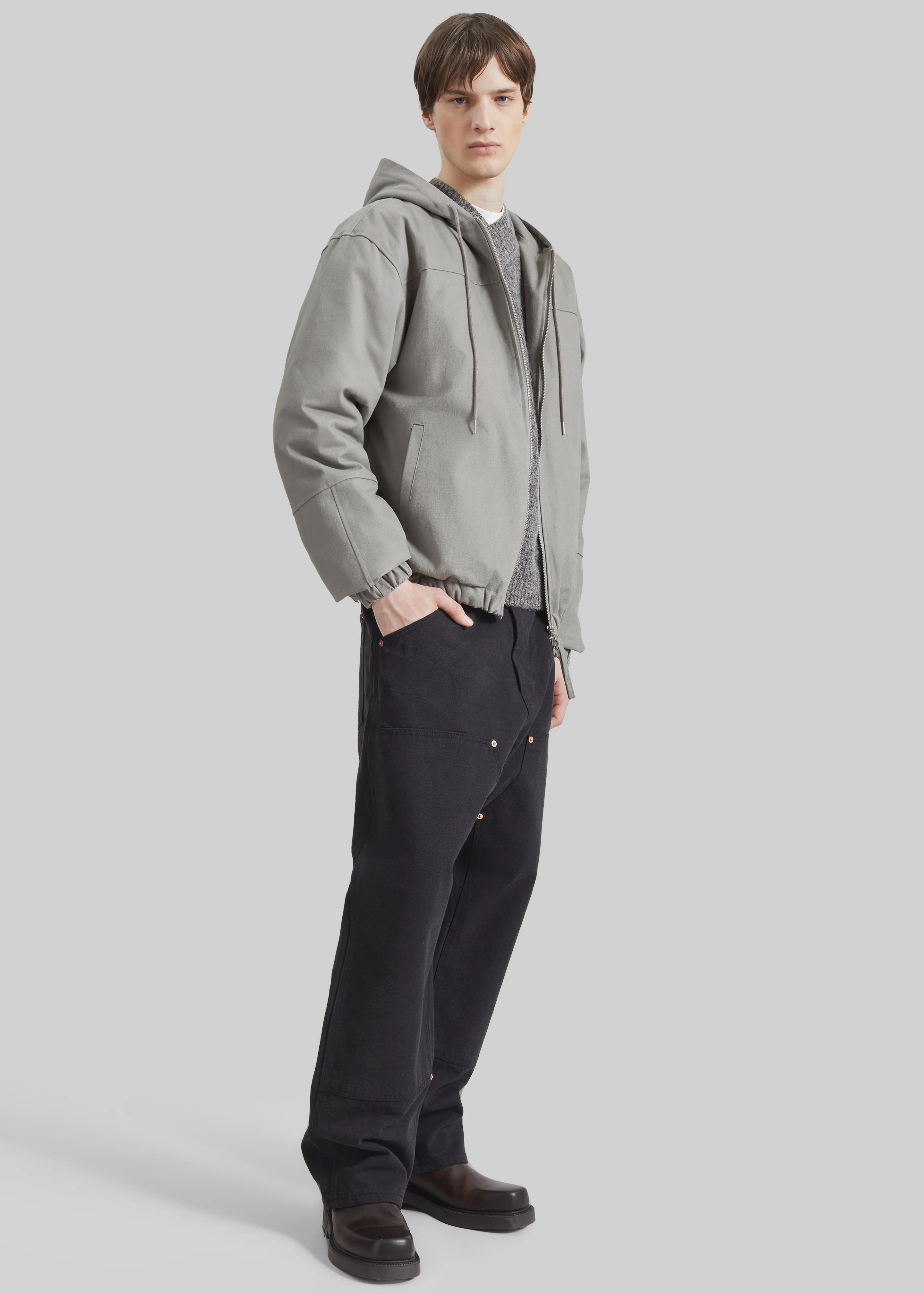 Molkom Padded Jacket - Taupe - Image 10