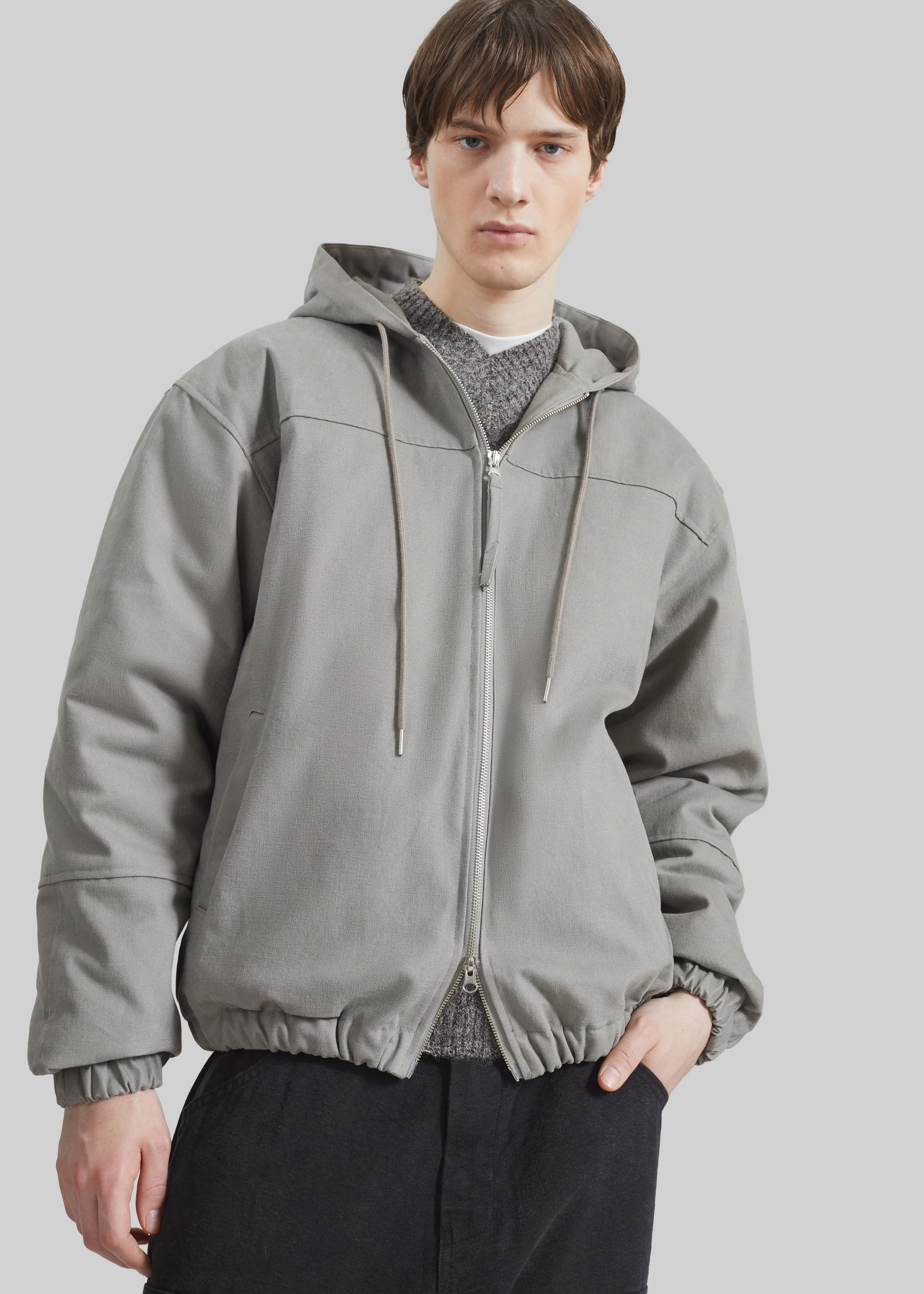 Molkom Padded Jacket - Taupe - Image 11