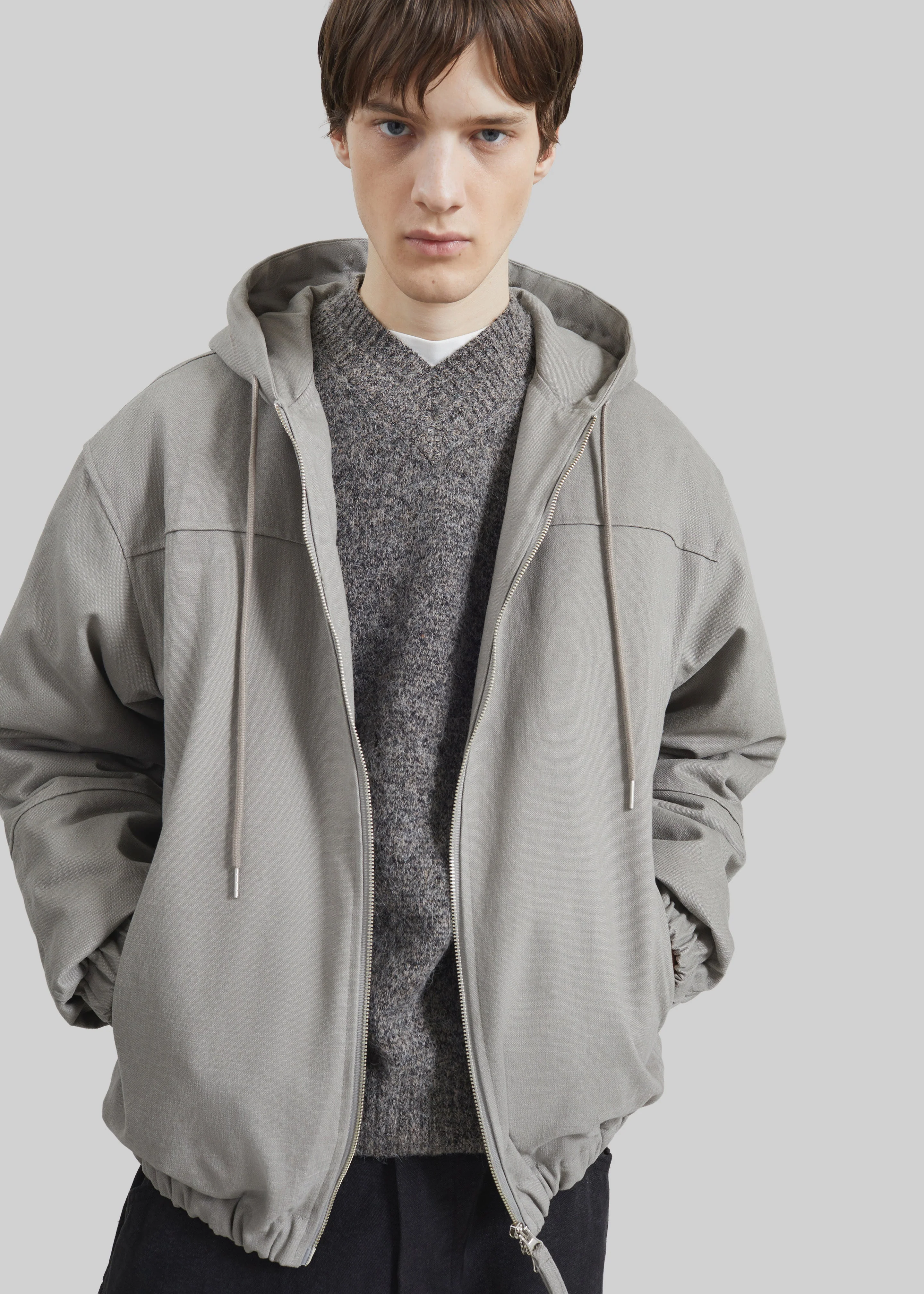 Molkom Padded Jacket - Taupe - Image 5
