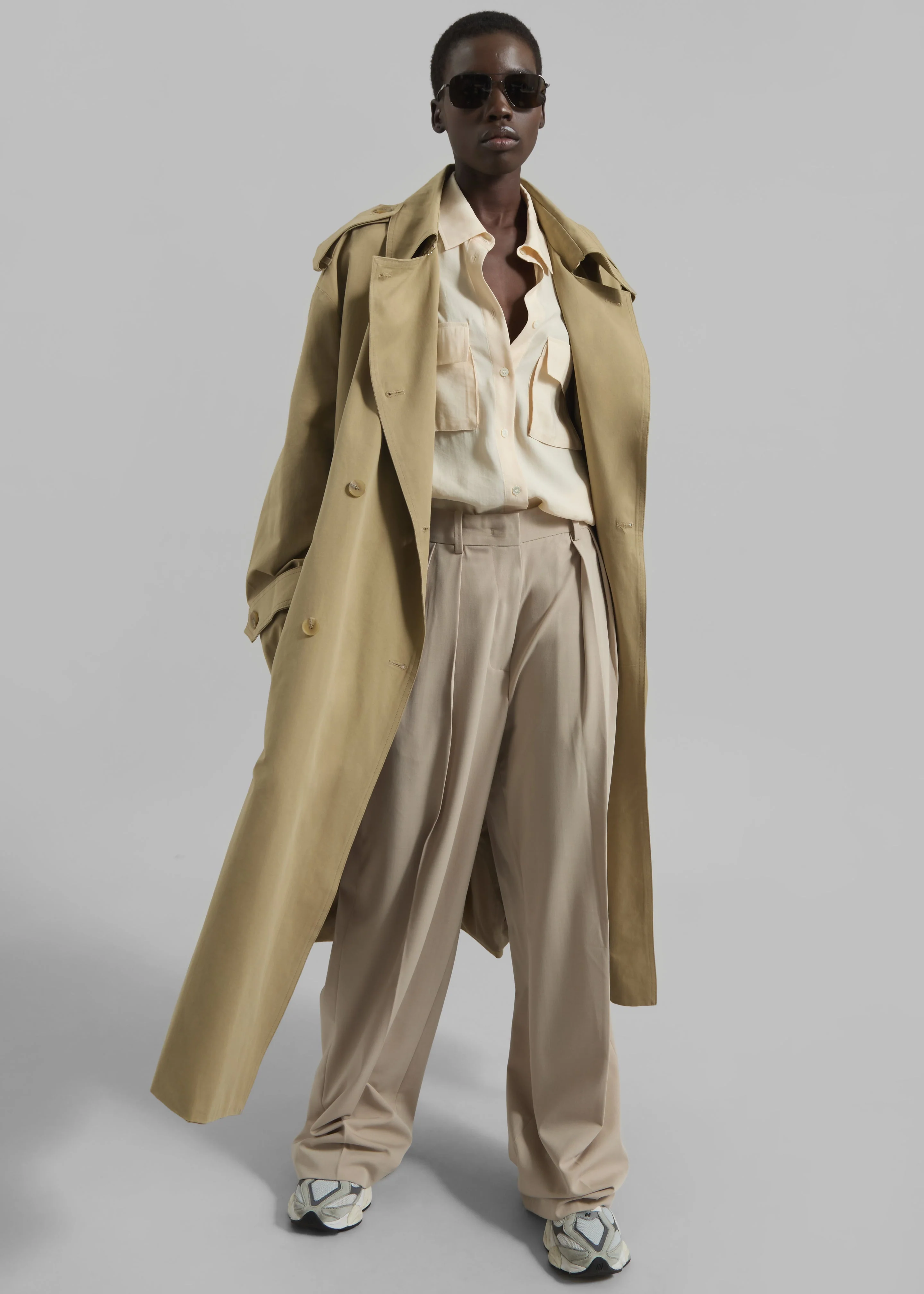 Nabesna Trench Coat - Beige - Image 2
