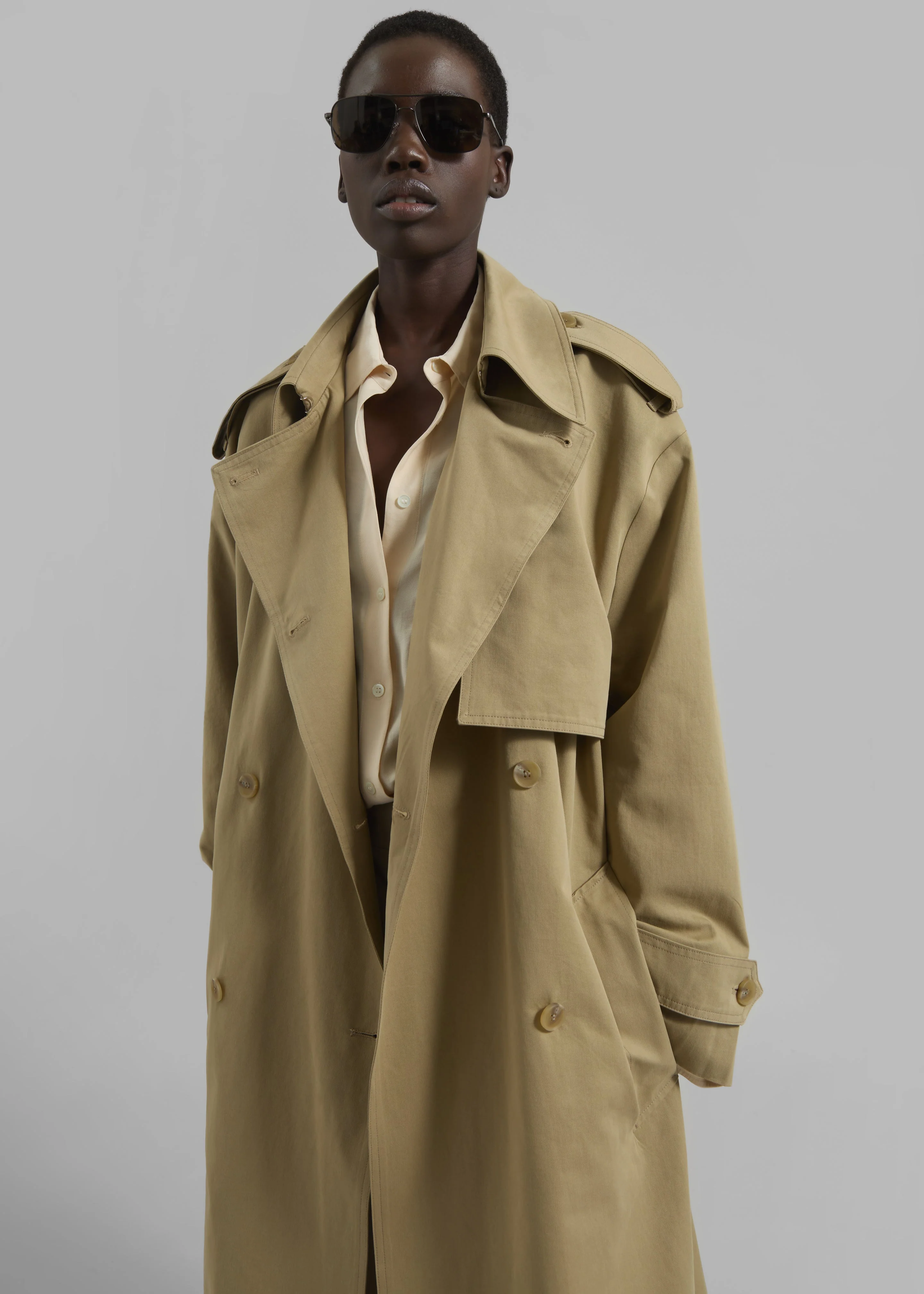 Nabesna Trench Coat - Beige - Image 3