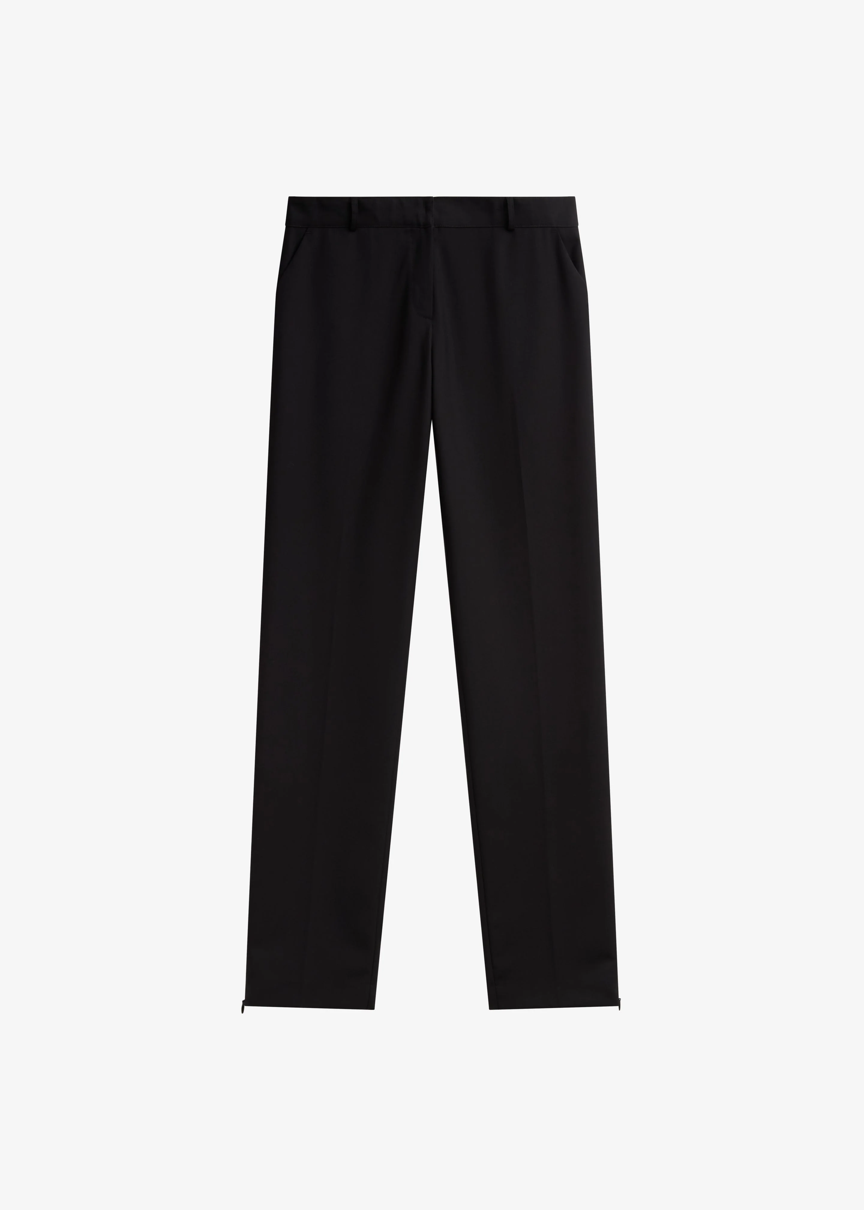Nantes Straight Trousers - Black - Image 9