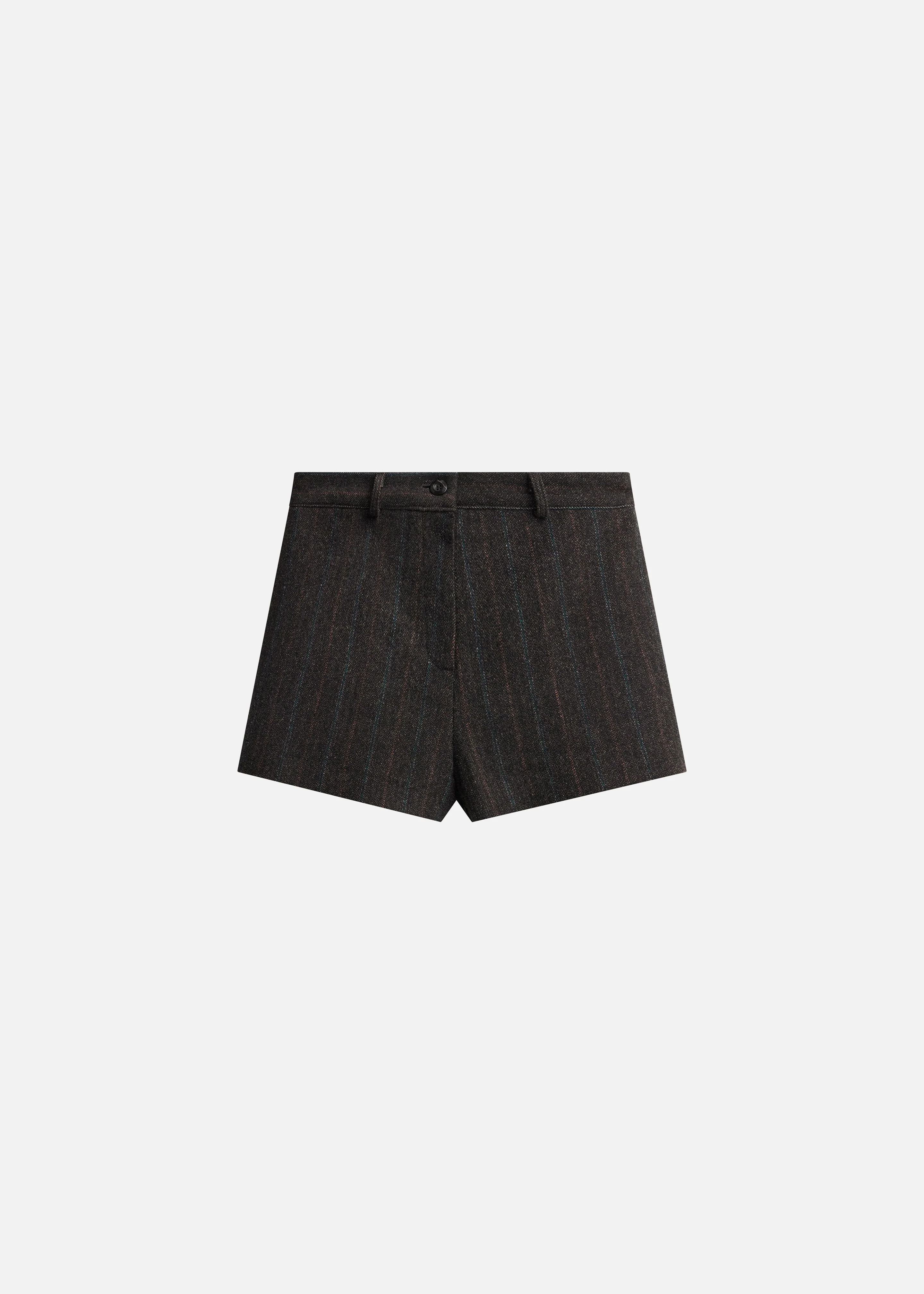 Natick Hot Pants - Charcoal Multi Stripe - Image 9
