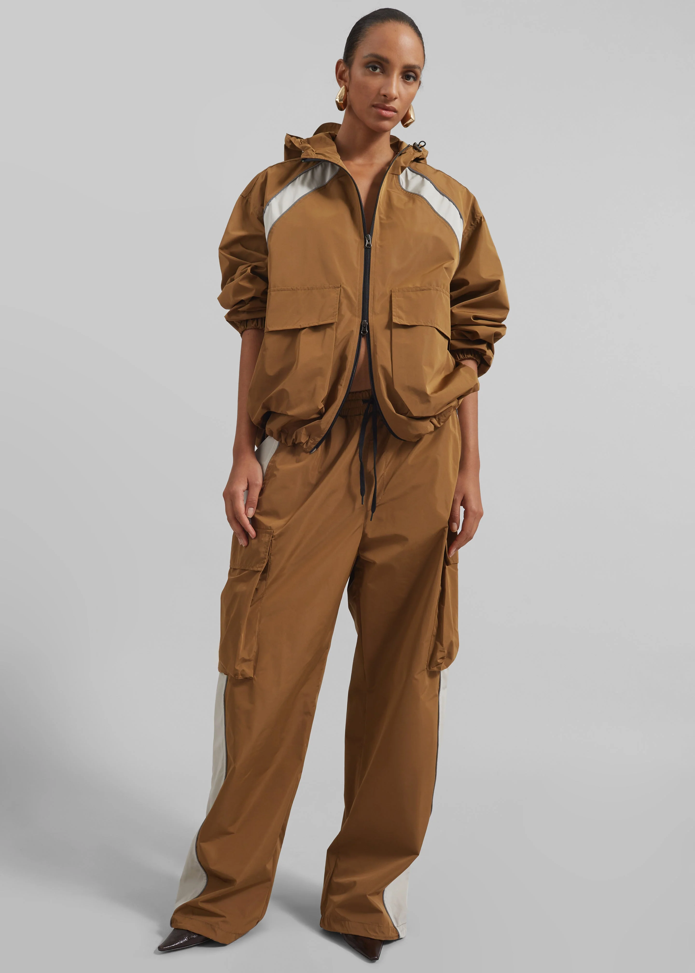 Navan Cargo Pants - Brown - Image 3