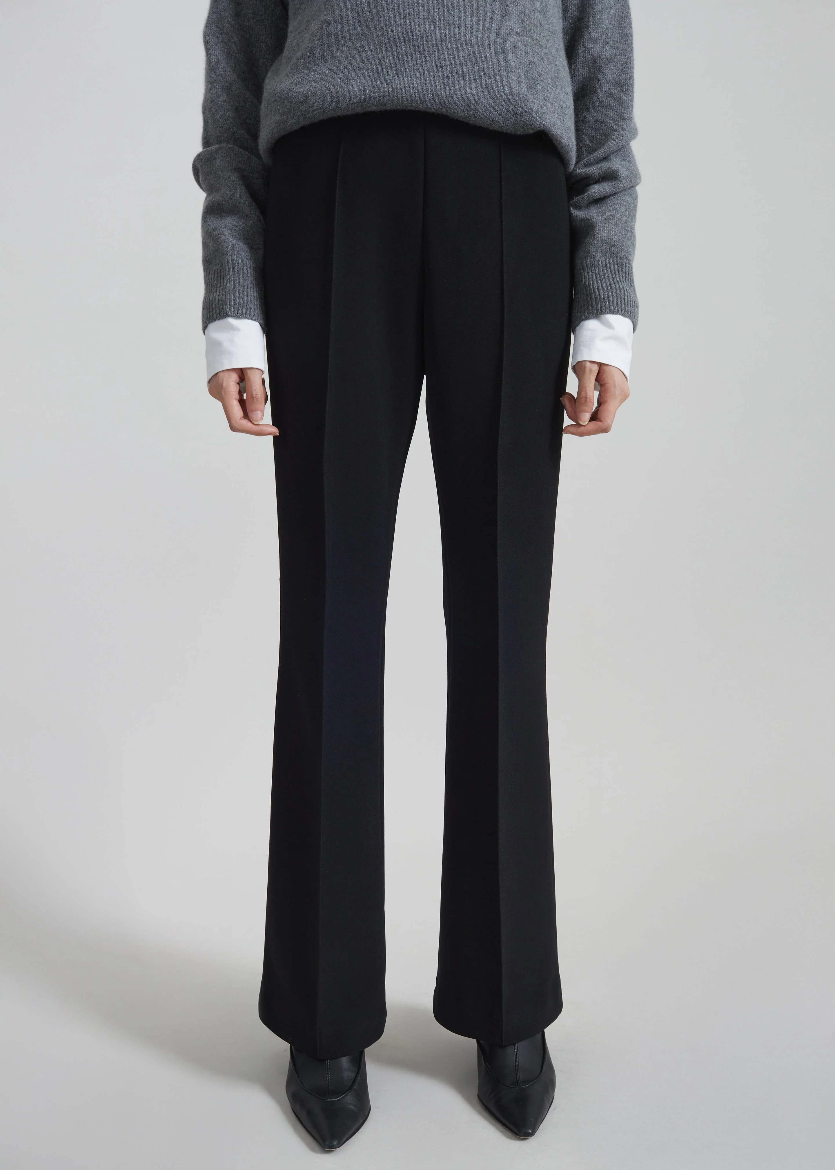 Nibelle Bootcut Pants - Black - Image 4