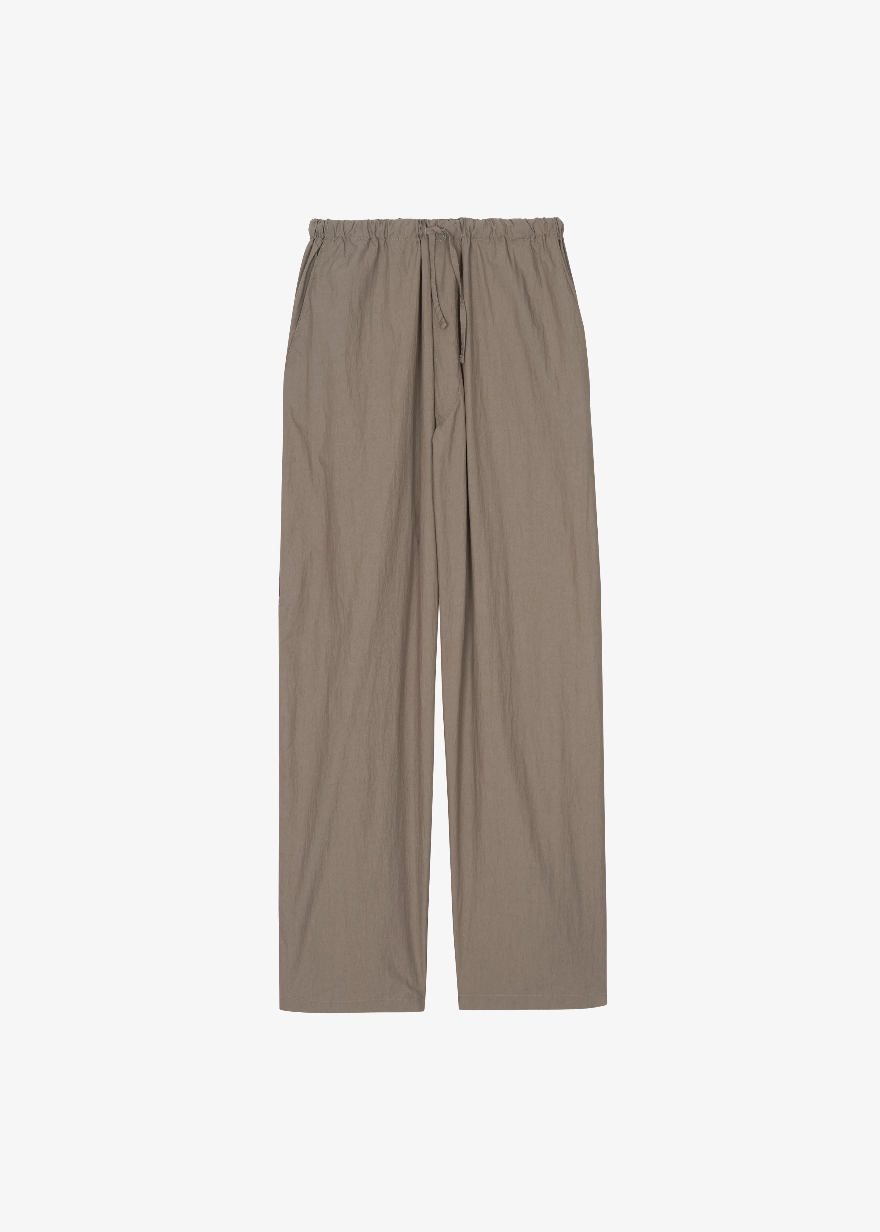 Ohio Crinkled Poplin Pants - Taupe - Image 9