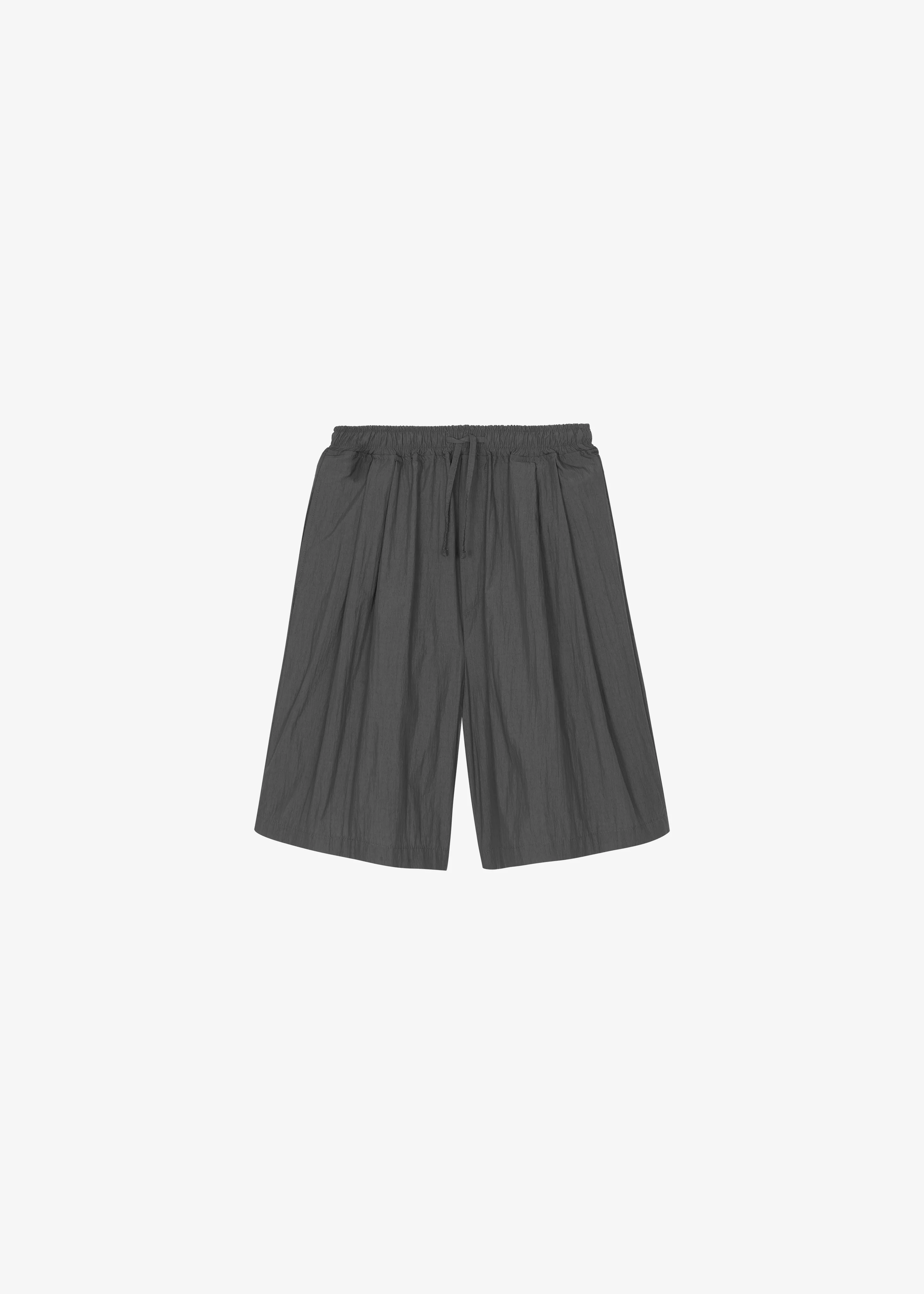 Ohio Crinkled Poplin Shorts - Slate Grey - Image 7