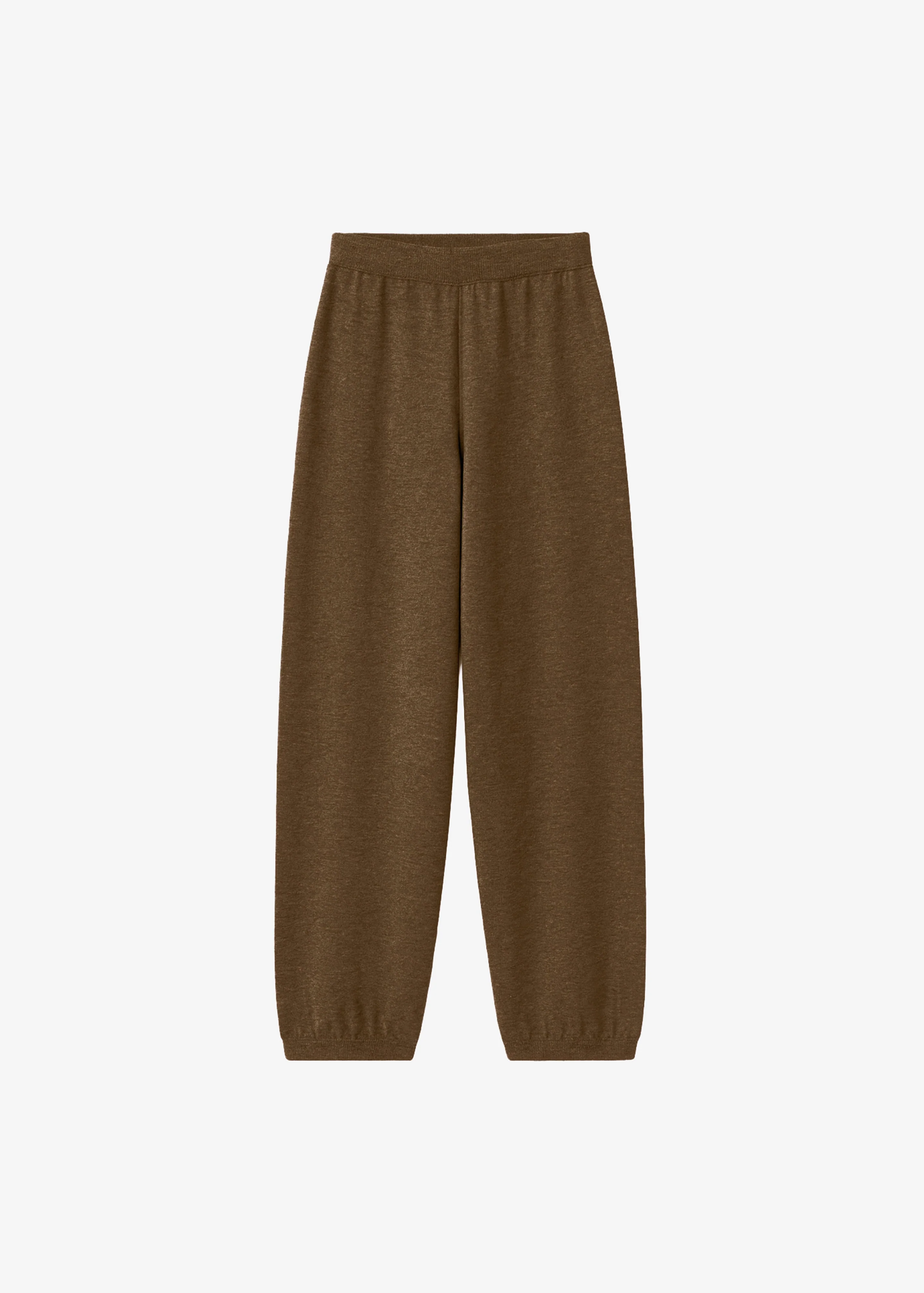 Olia Knit Joggers - Dark Camel - Image 8
