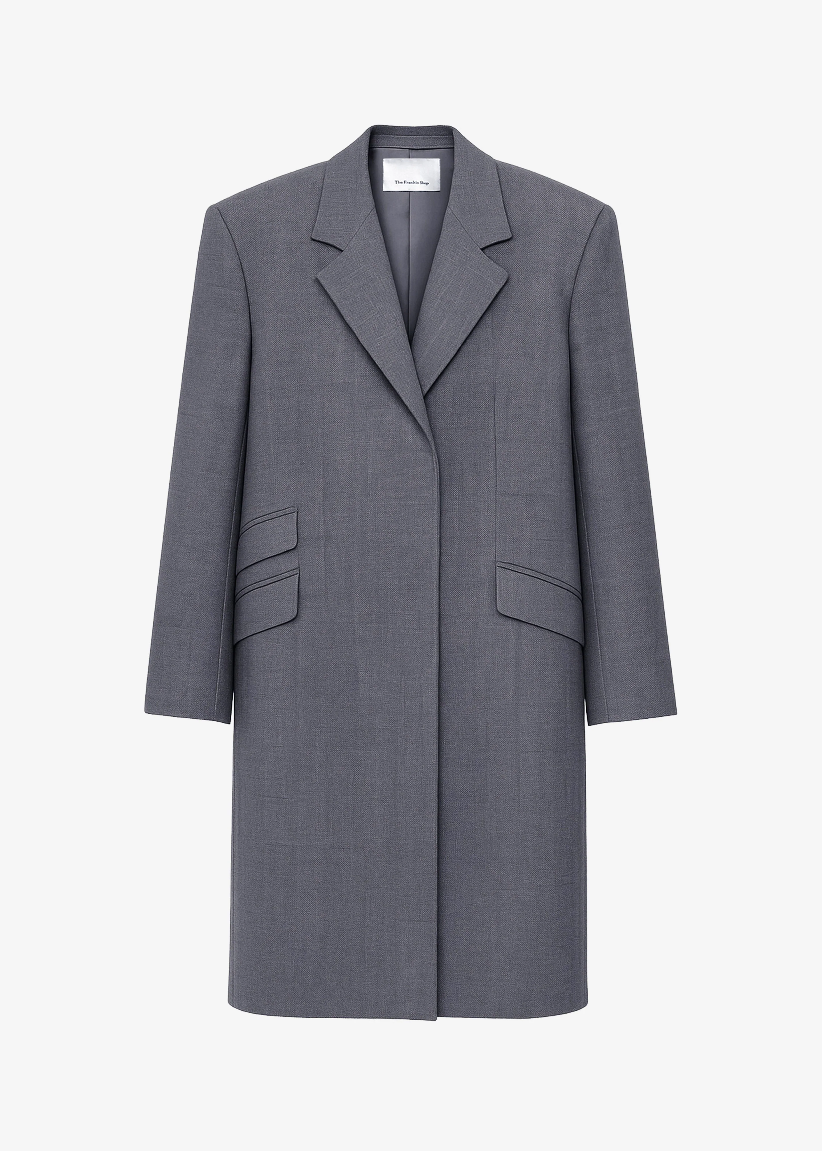Orsta Wool Coat - Grey - Image 8