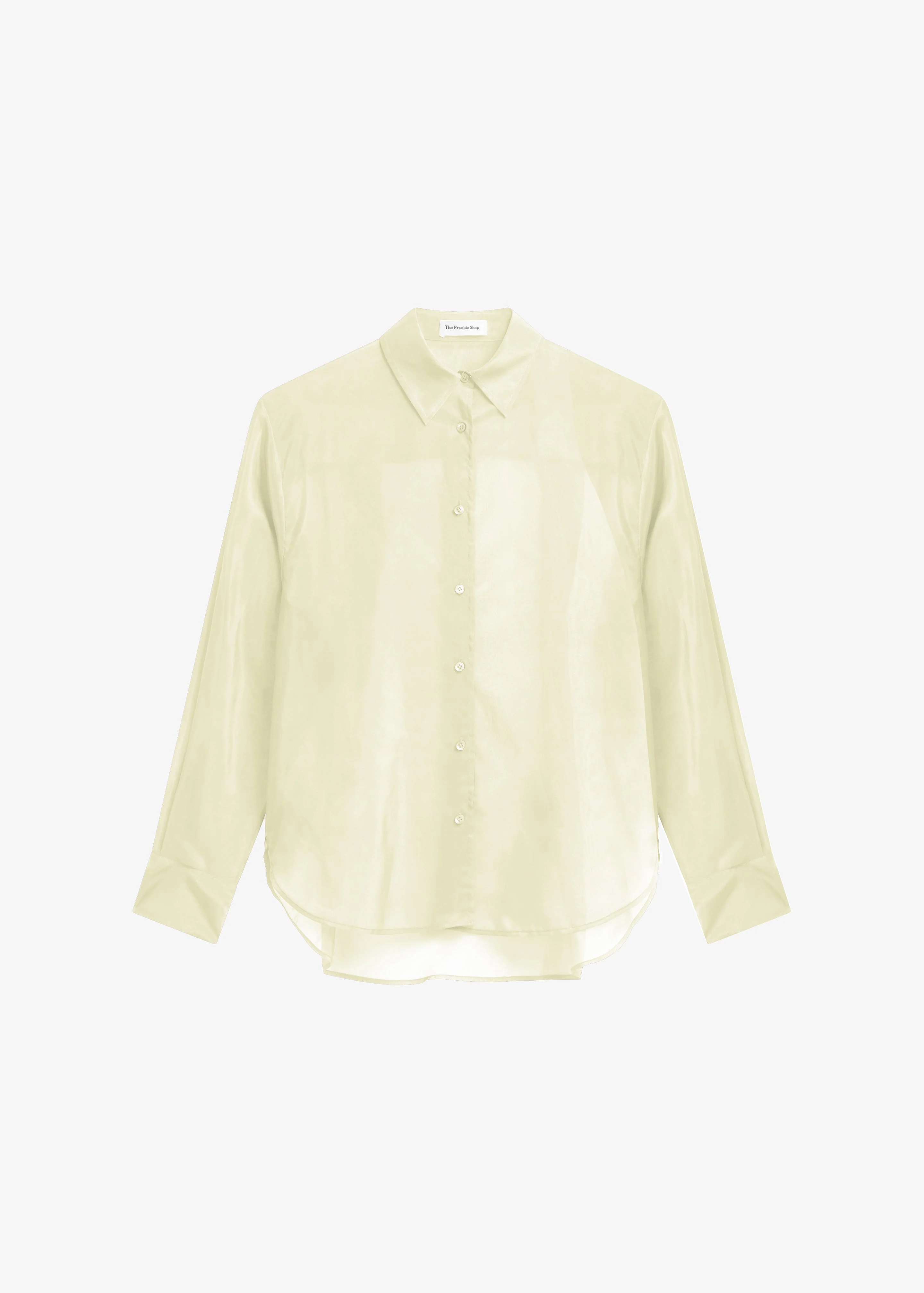 Peri Sheer Shirt - Pale Yellow - Image 6