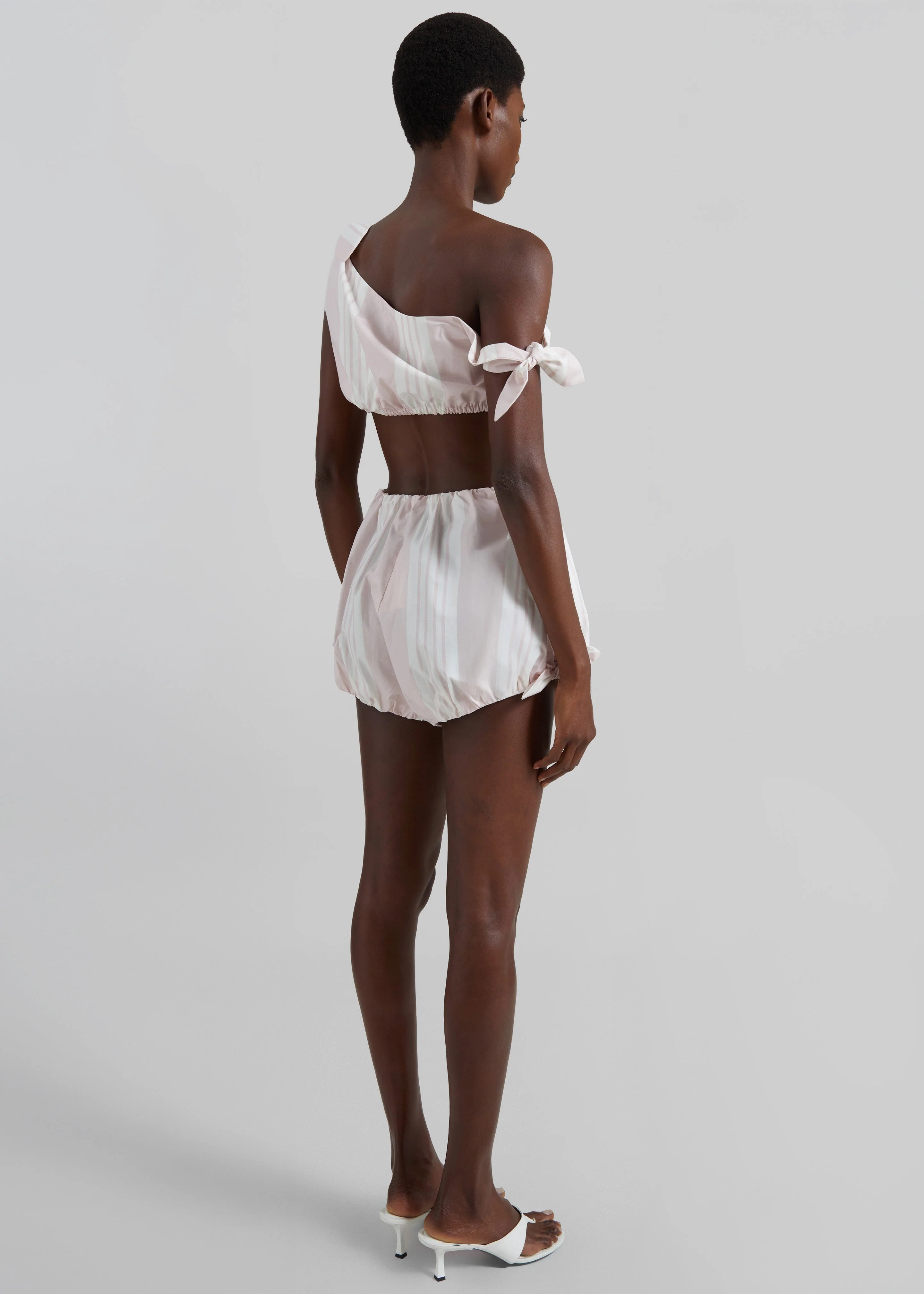 Posse Rosie Tie Top - Pink Stripe - Image 7