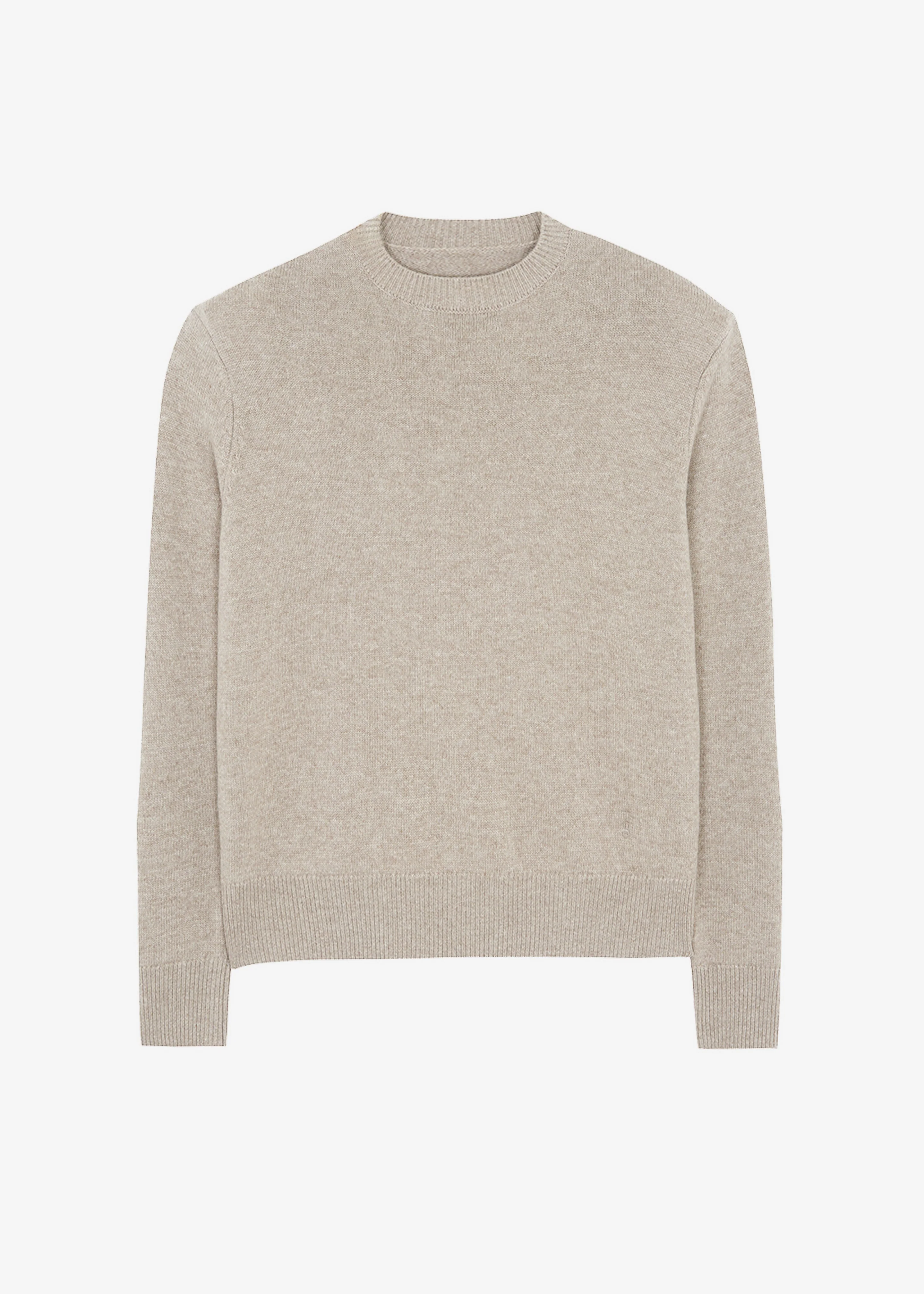Quinton Crew Neck Sweater - Beige Melange - Image 12