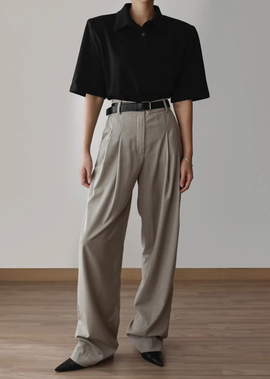 Rane Padded Shoulder Polo - Black - Image 3