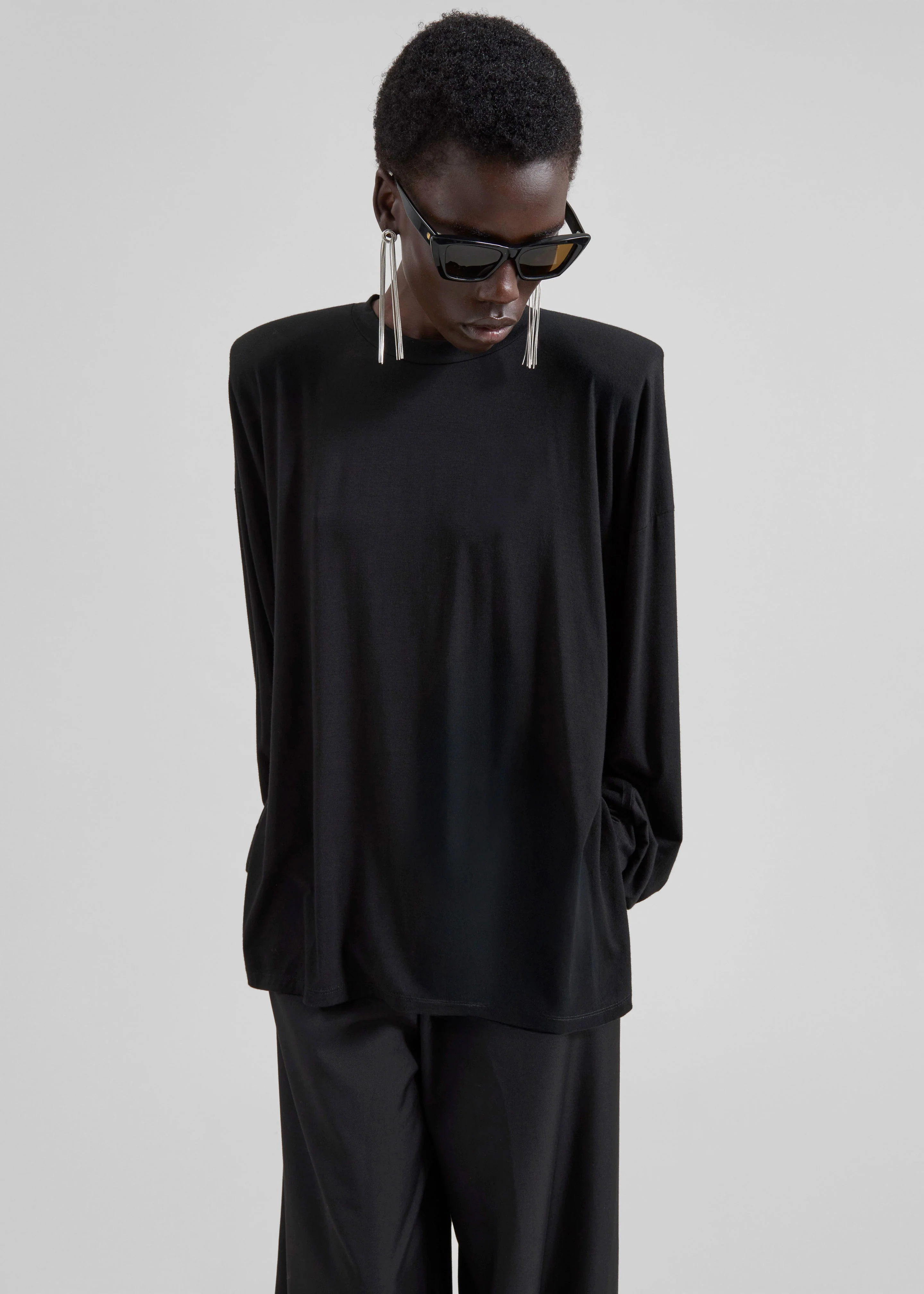 Ravvi Soft Padded Top - Black