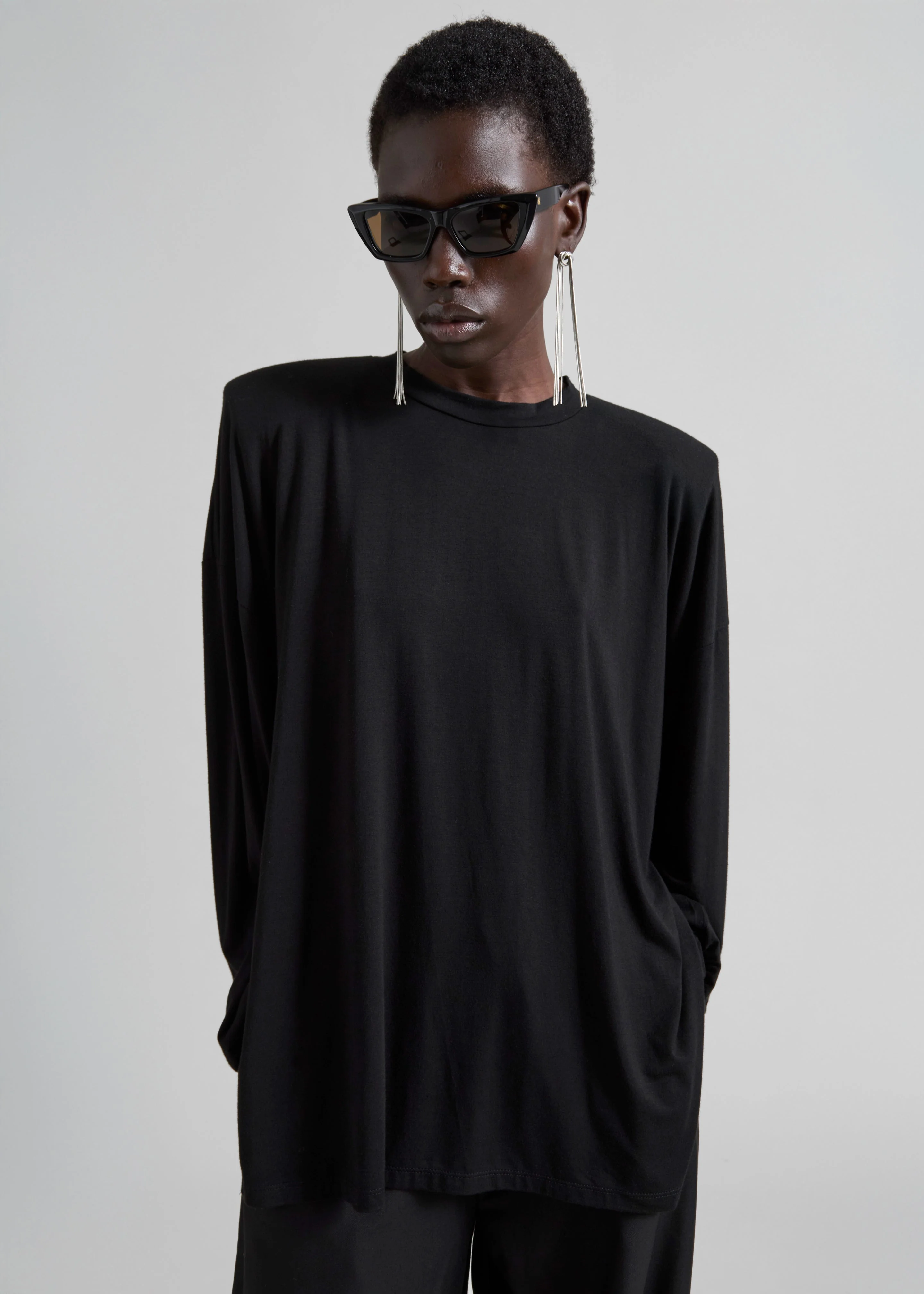 Ravvi Soft Padded Top - Black - Image 5