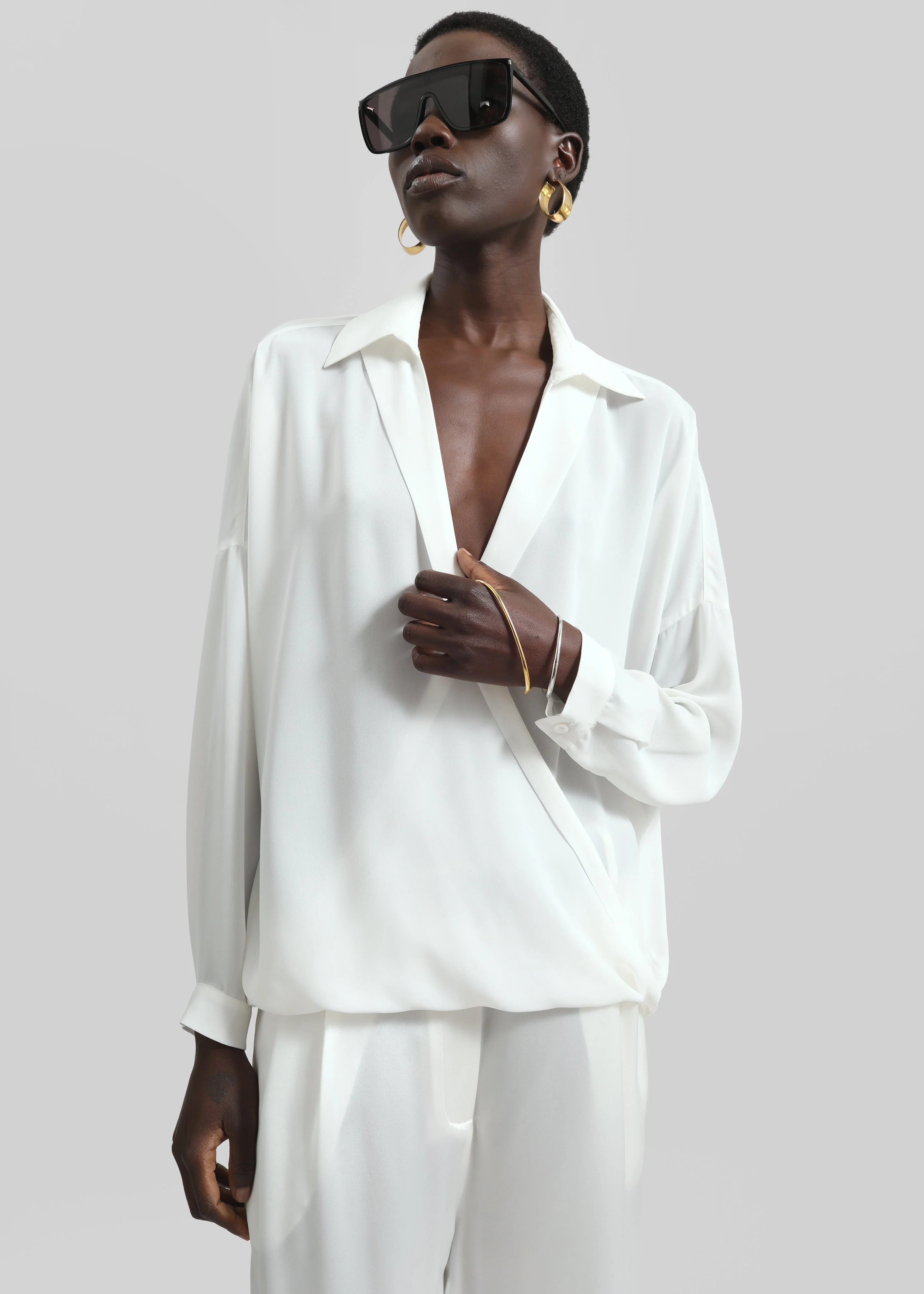 Roseau Blouse - White