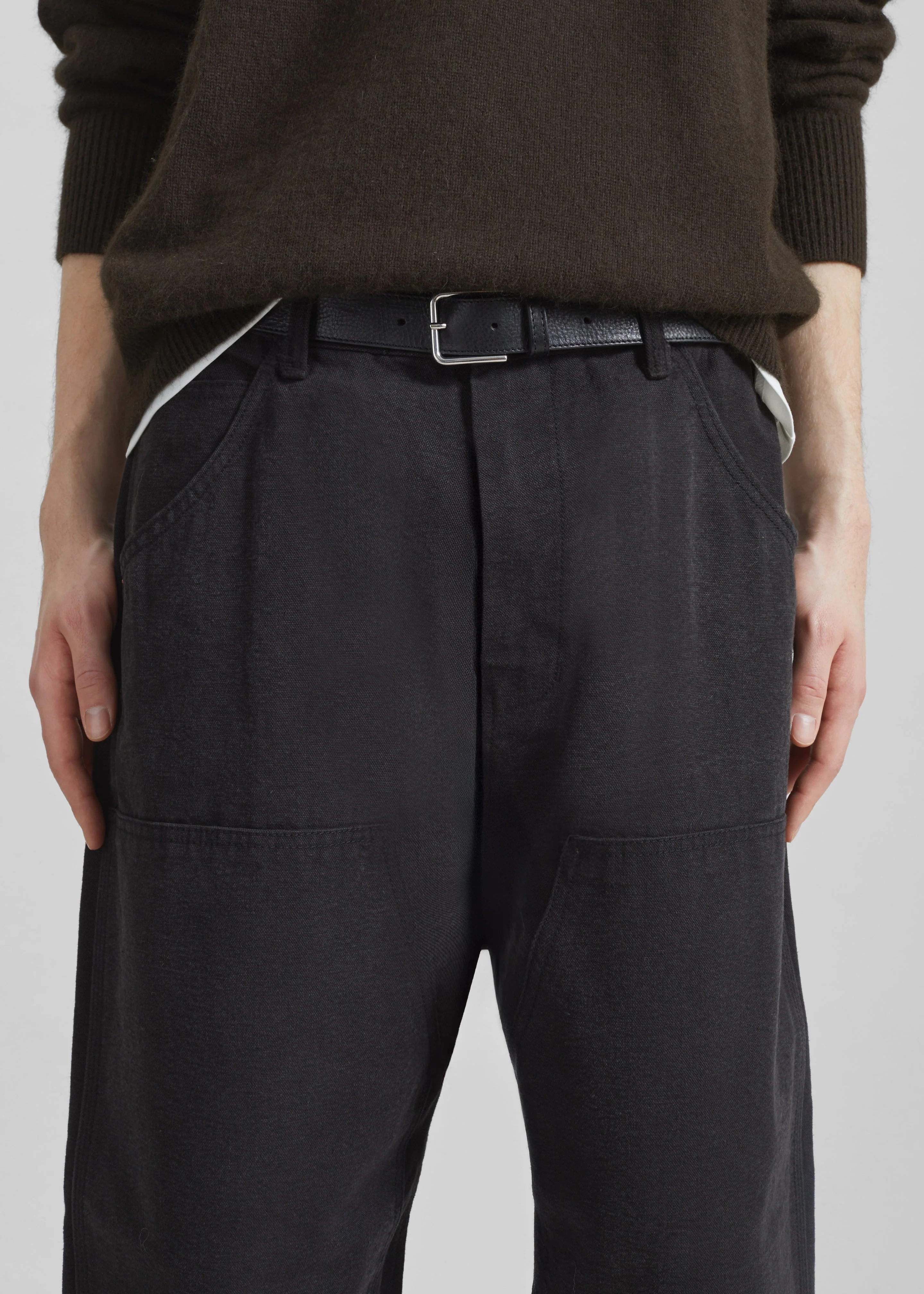 Sahil Wide Jeans - Black - Image 3