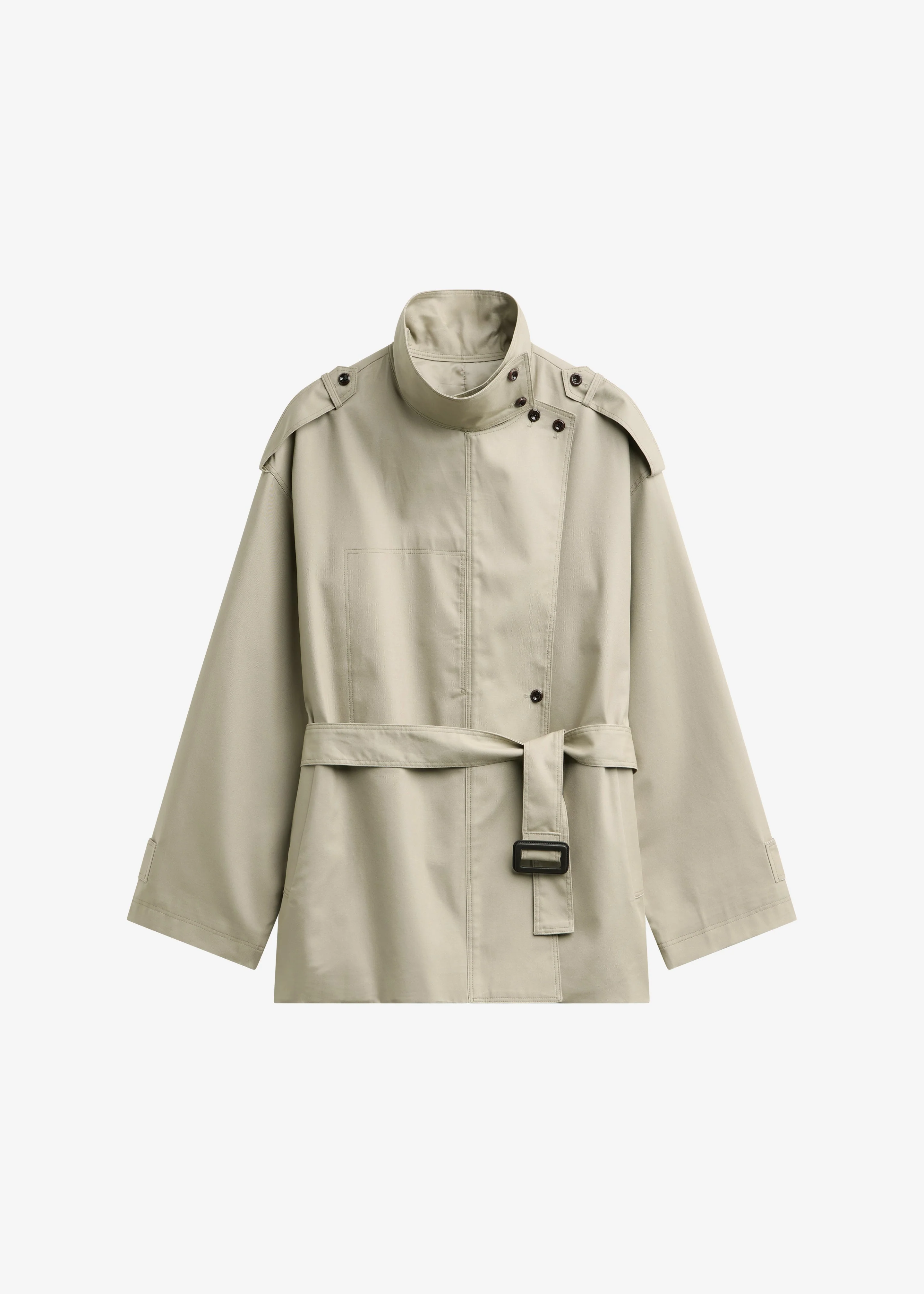Schagen Short Trench - Beige - Image 8