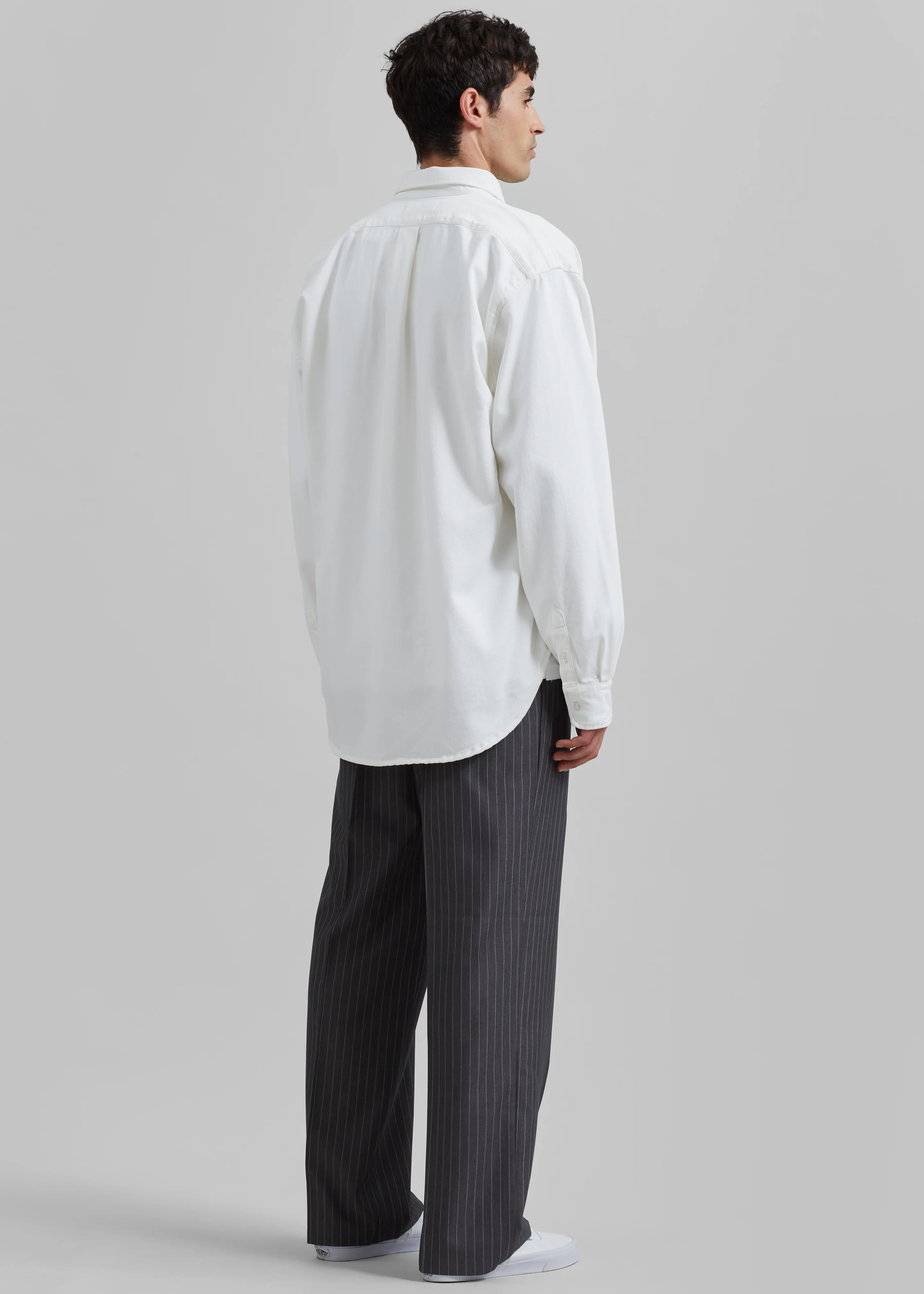 Sinclair Denim Shirt - Off White - Image 6