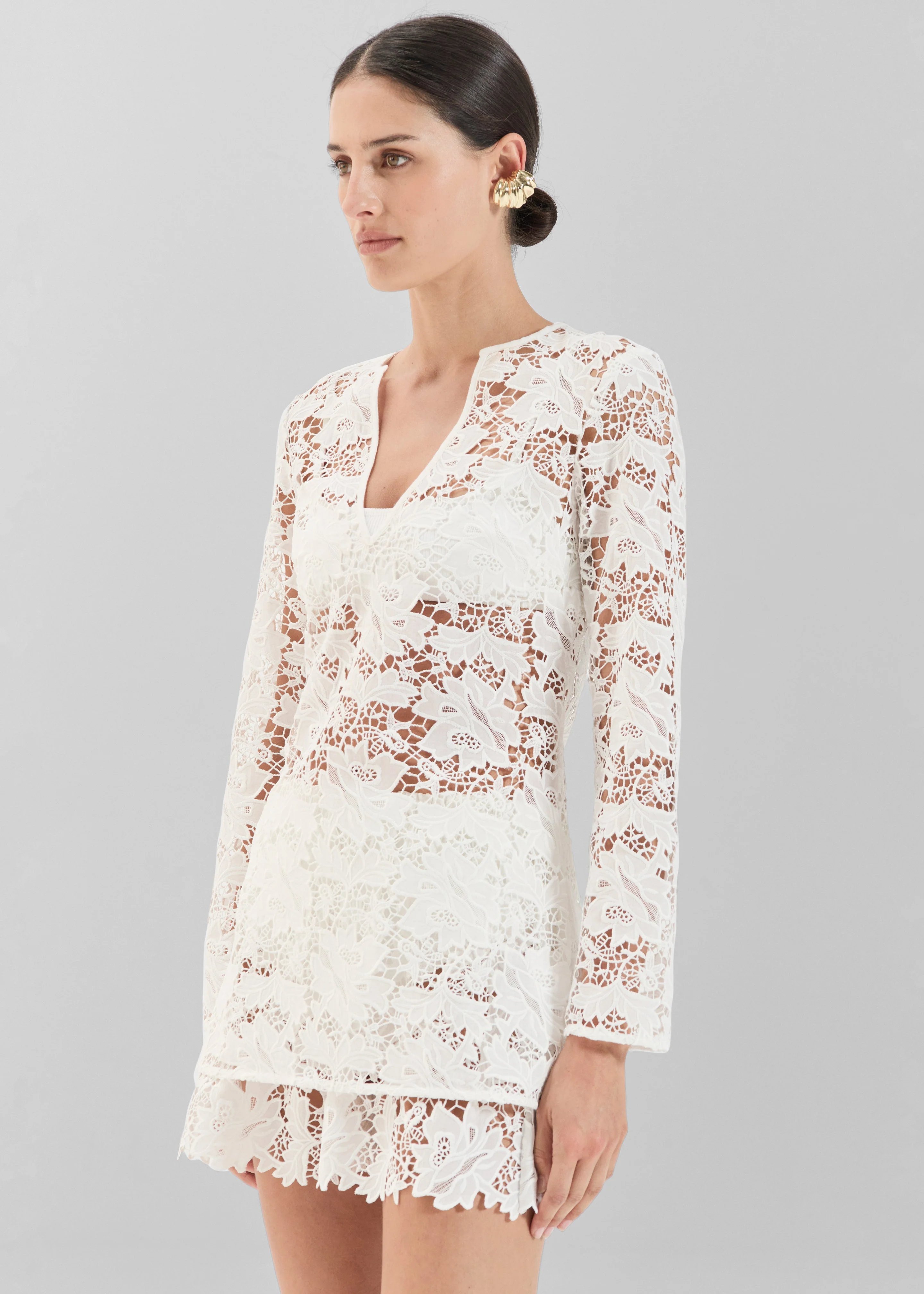 Solaqua Daphne Tunic - Ivory - Image 4