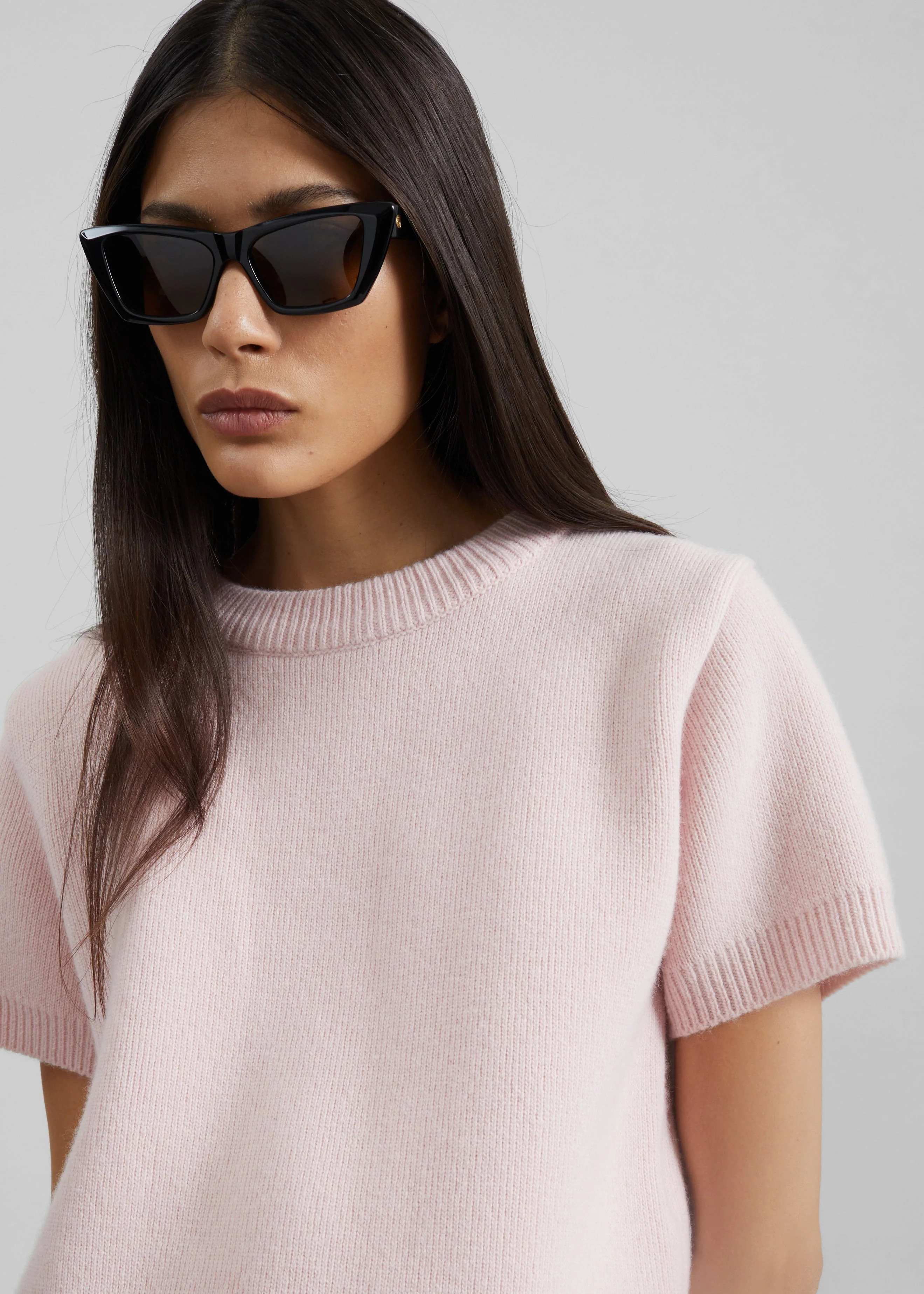 Sona Wool Knit Top - Pink - Image 2