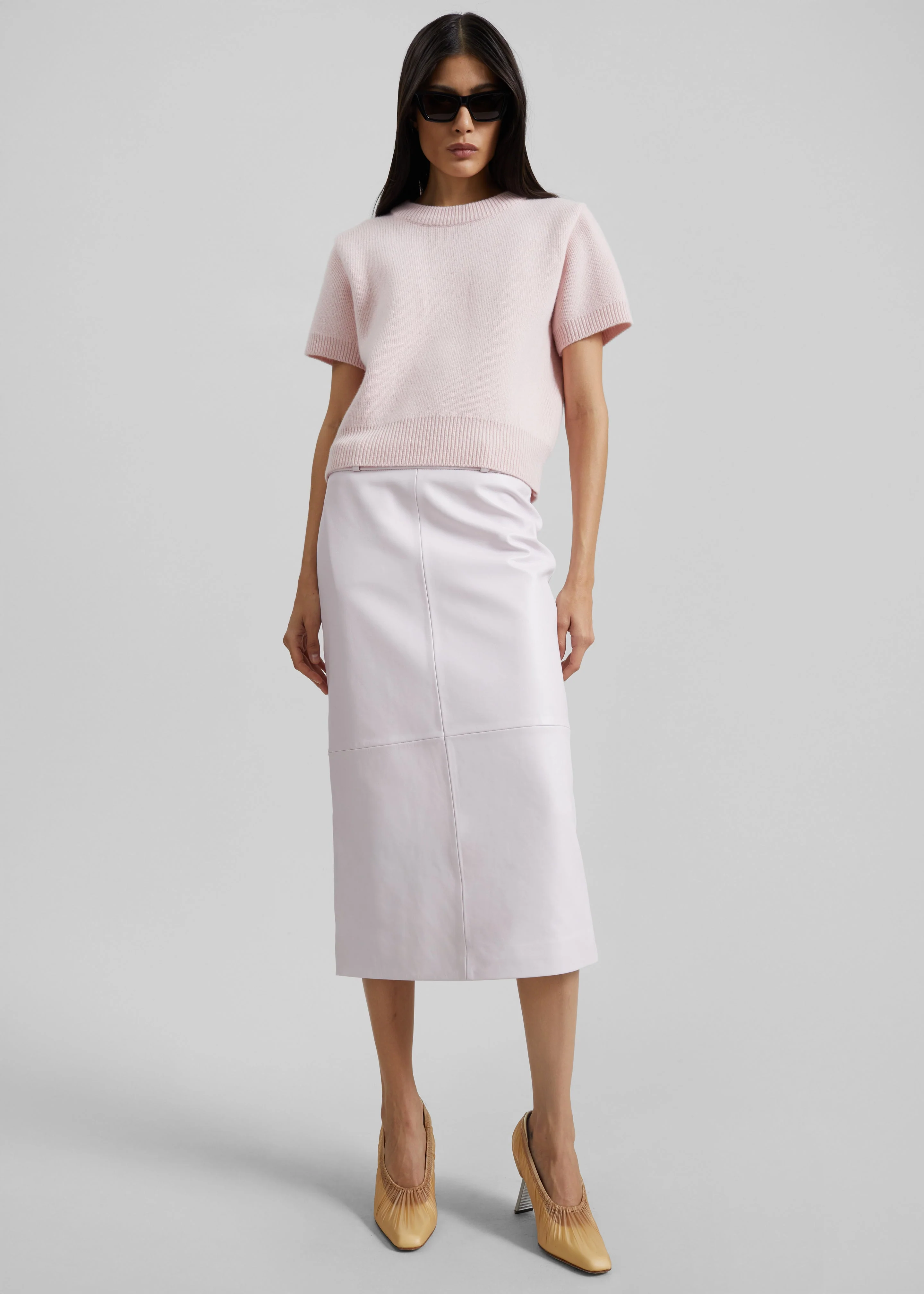Sona Wool Knit Top - Pink - Image 4