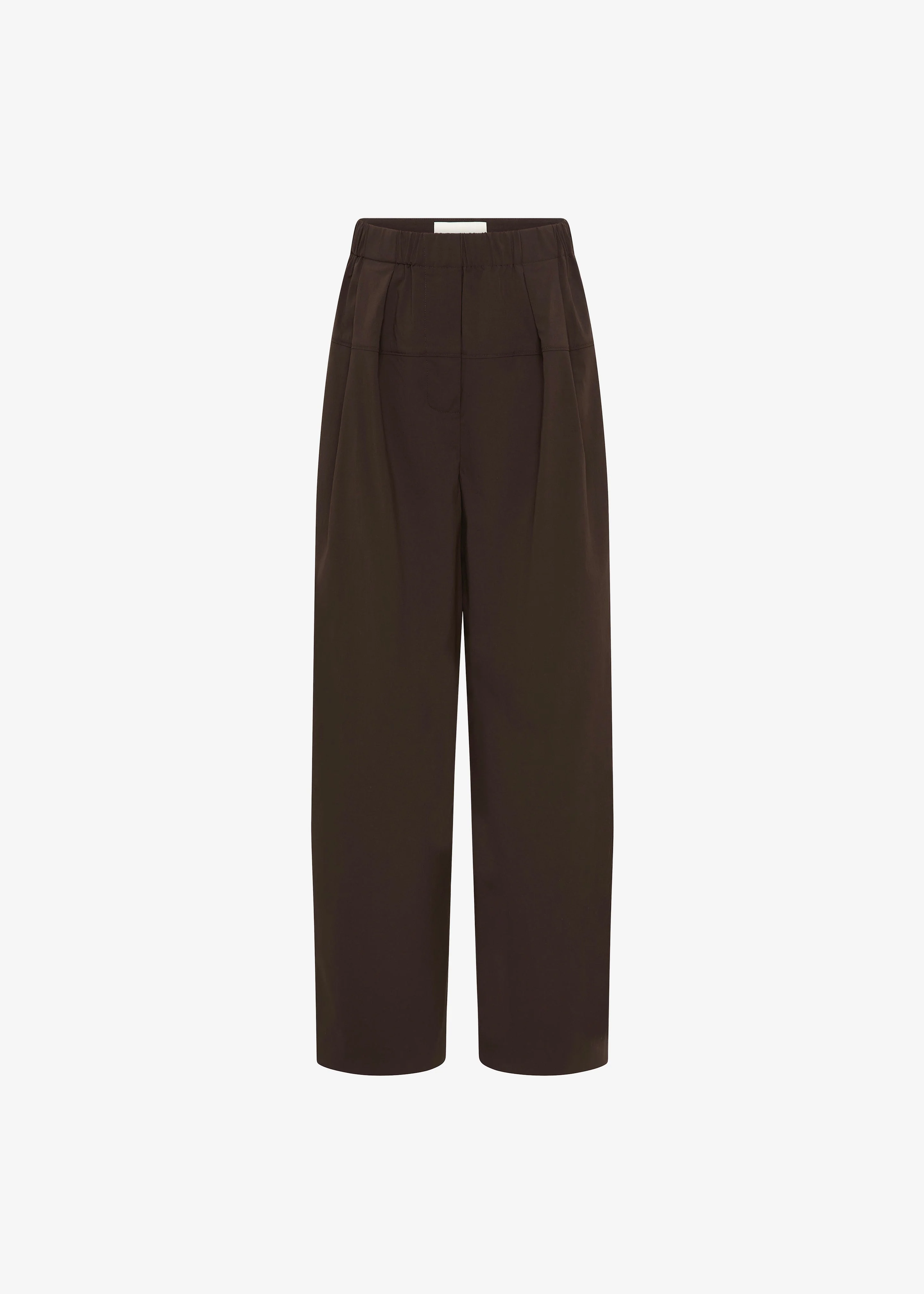 St. Agni Relaxed Pleat Pants - Bark - Image 5