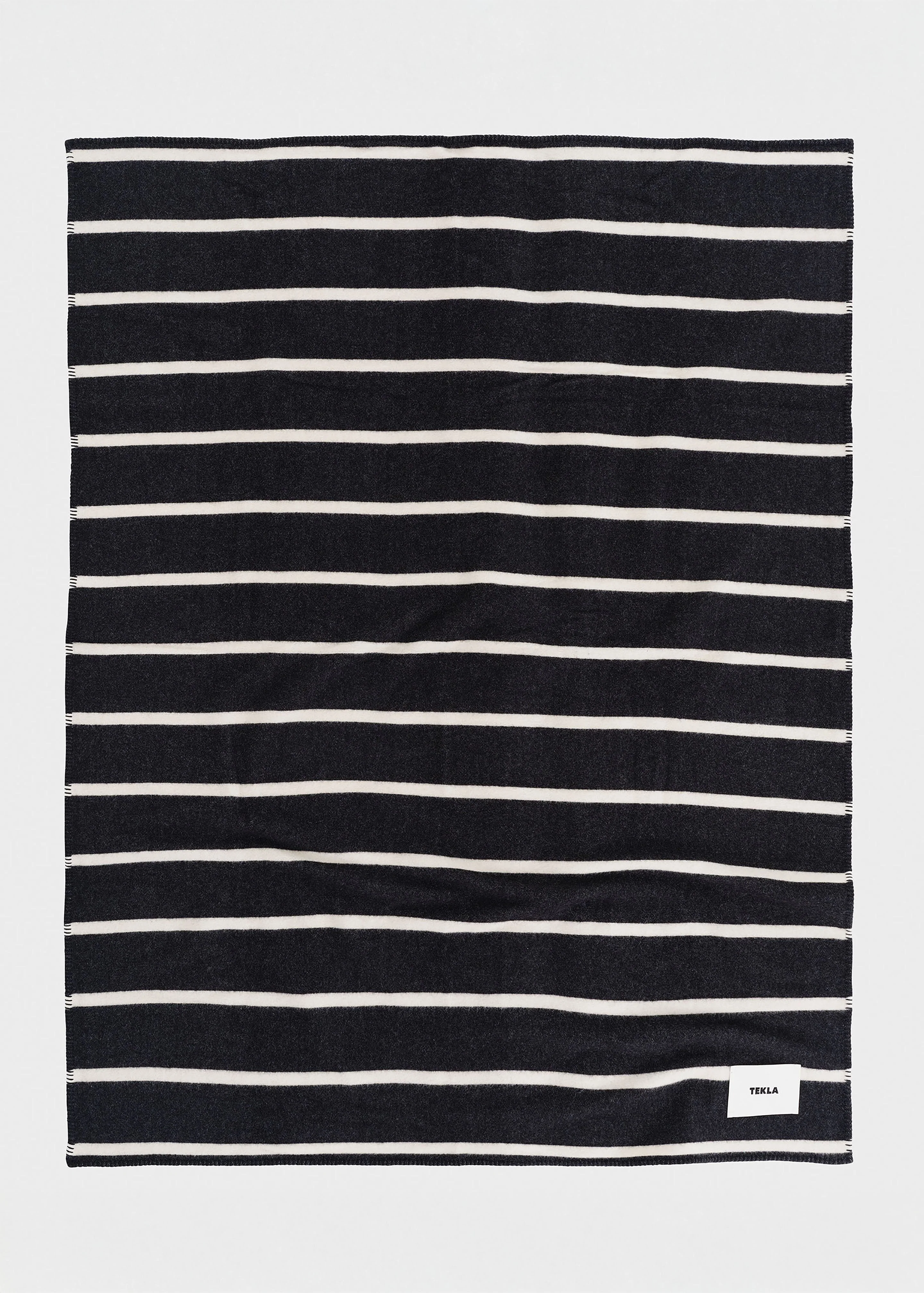 Tekla Lambswool Blanket - Starling Stripes - Image 5