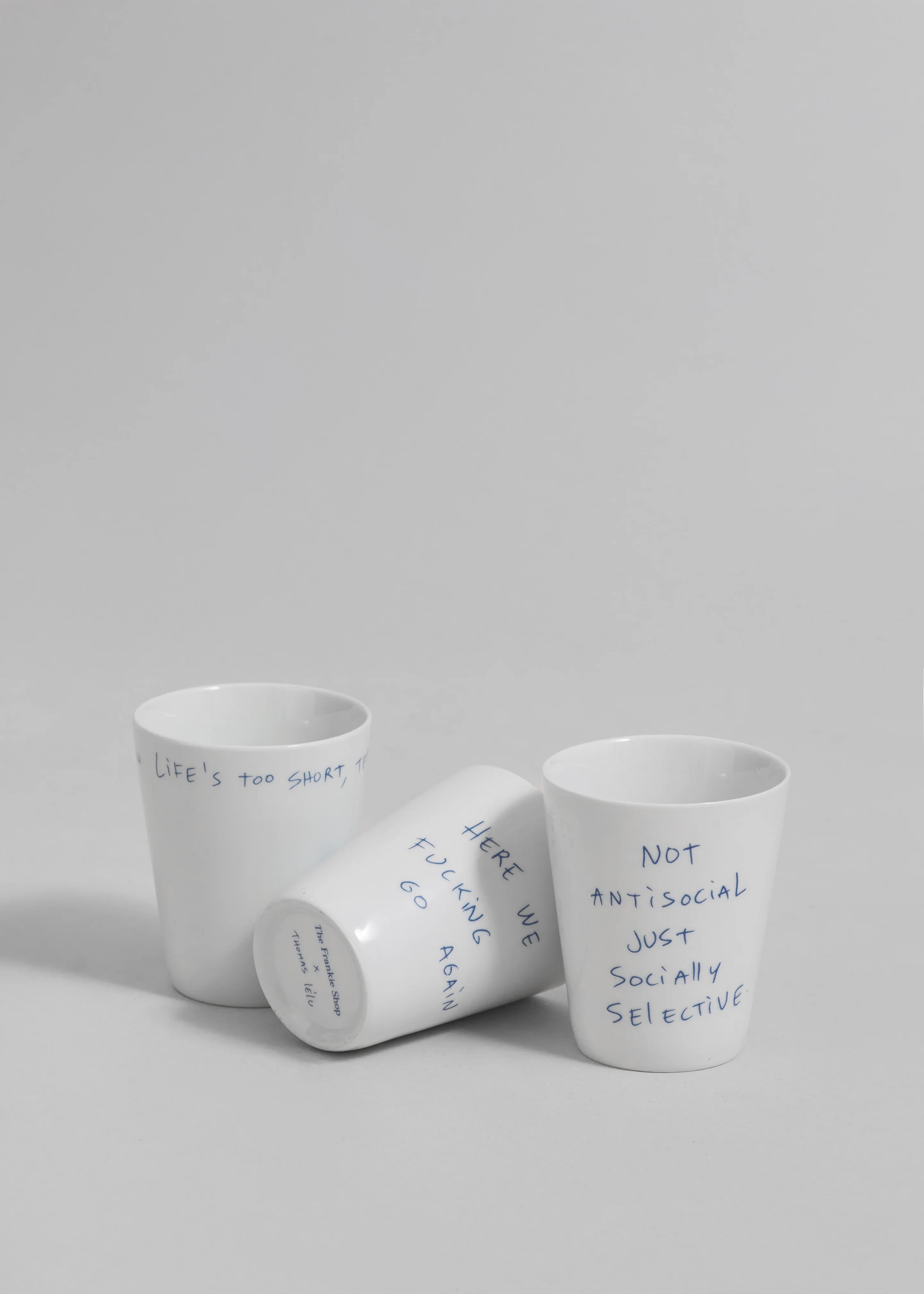 TFS X Thomas Lélu Love Me Now Cup - White/Blue - Image 2