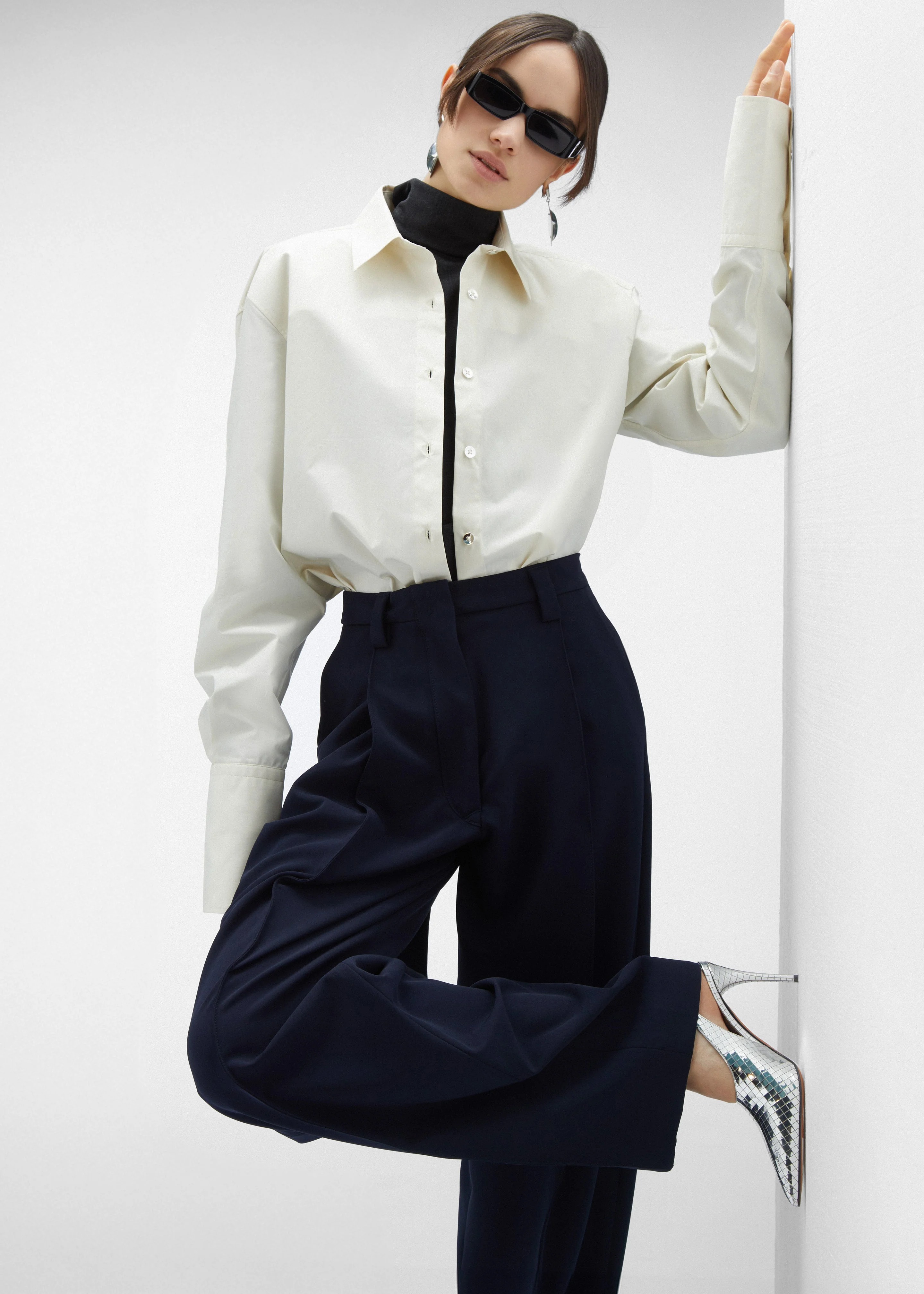 TheLatest Codie Poplin Shirt - Butter - Image 4