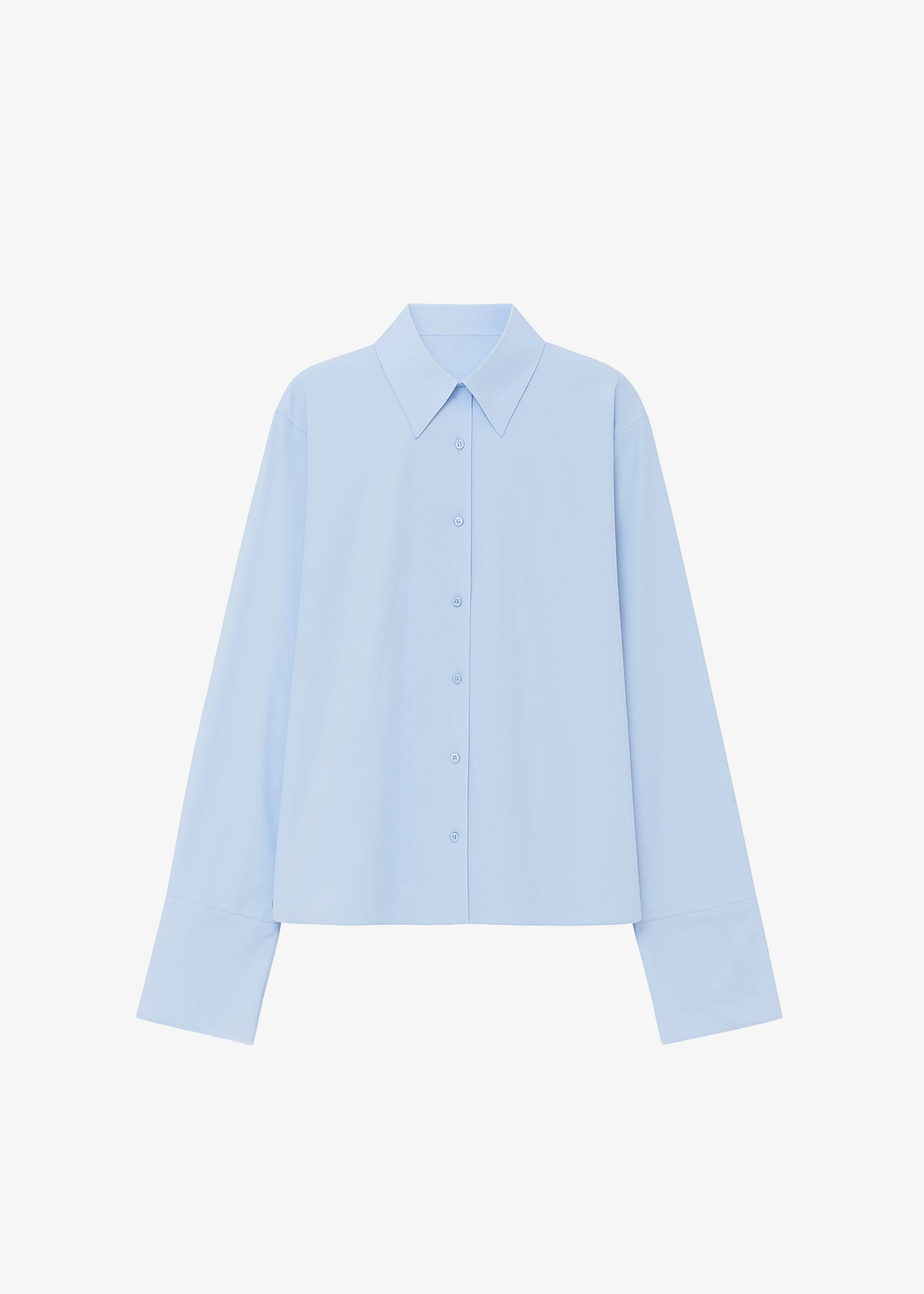 Tila Wide Sleeve Shirt - Light Blue - Image 9