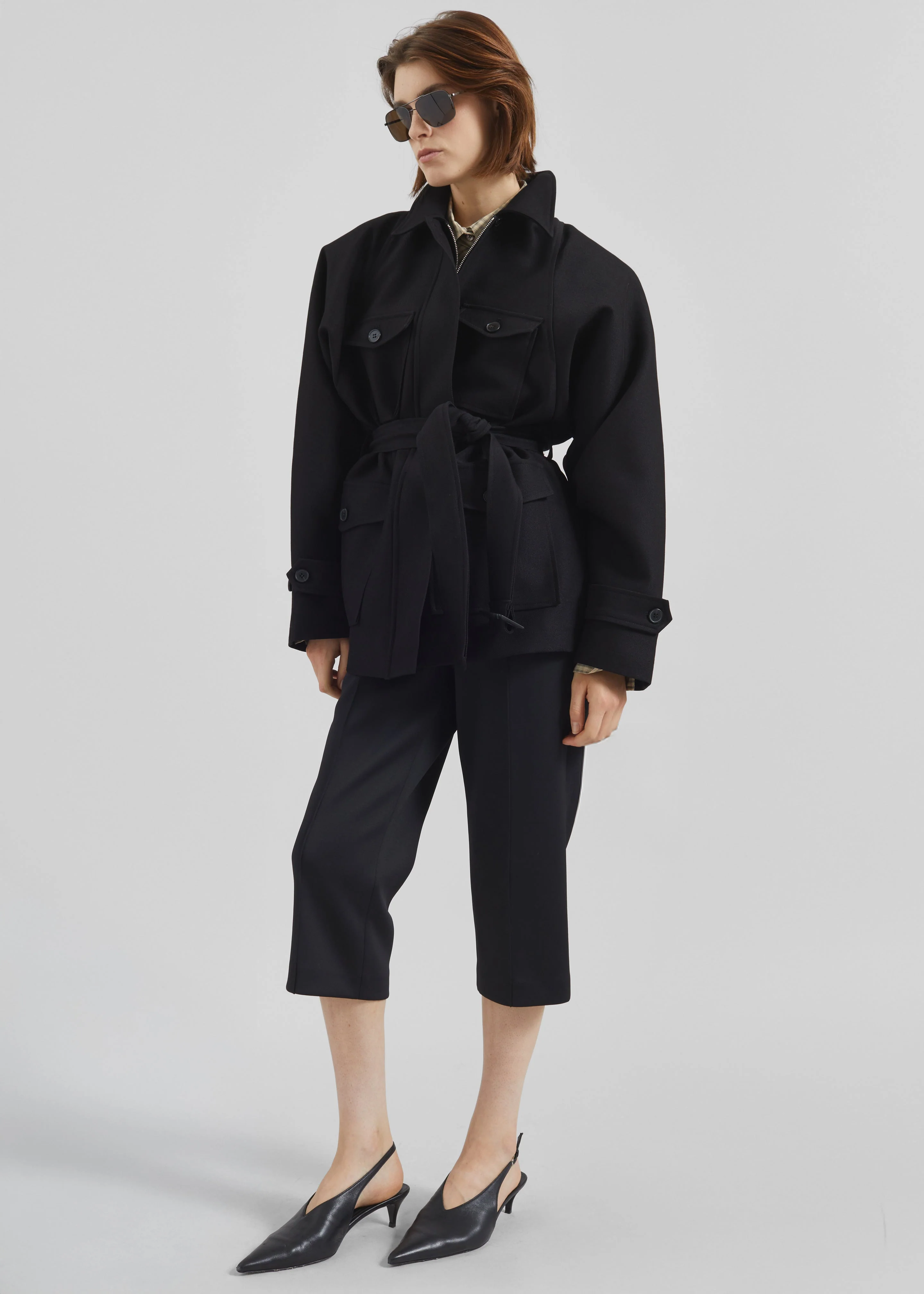 Trevose Padded Utility Jacket - Black - Image 10