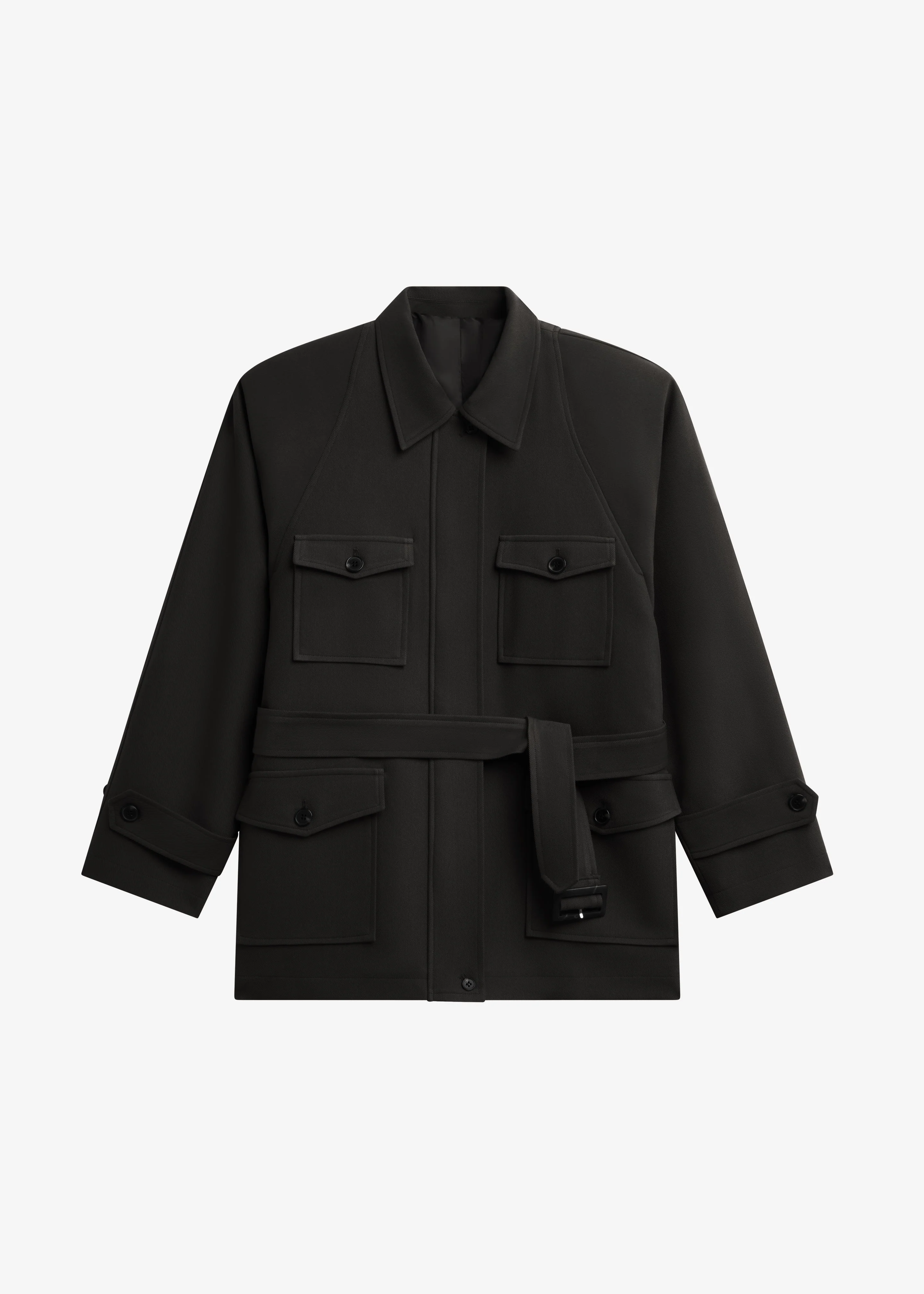 Trevose Padded Utility Jacket - Black - Image 14