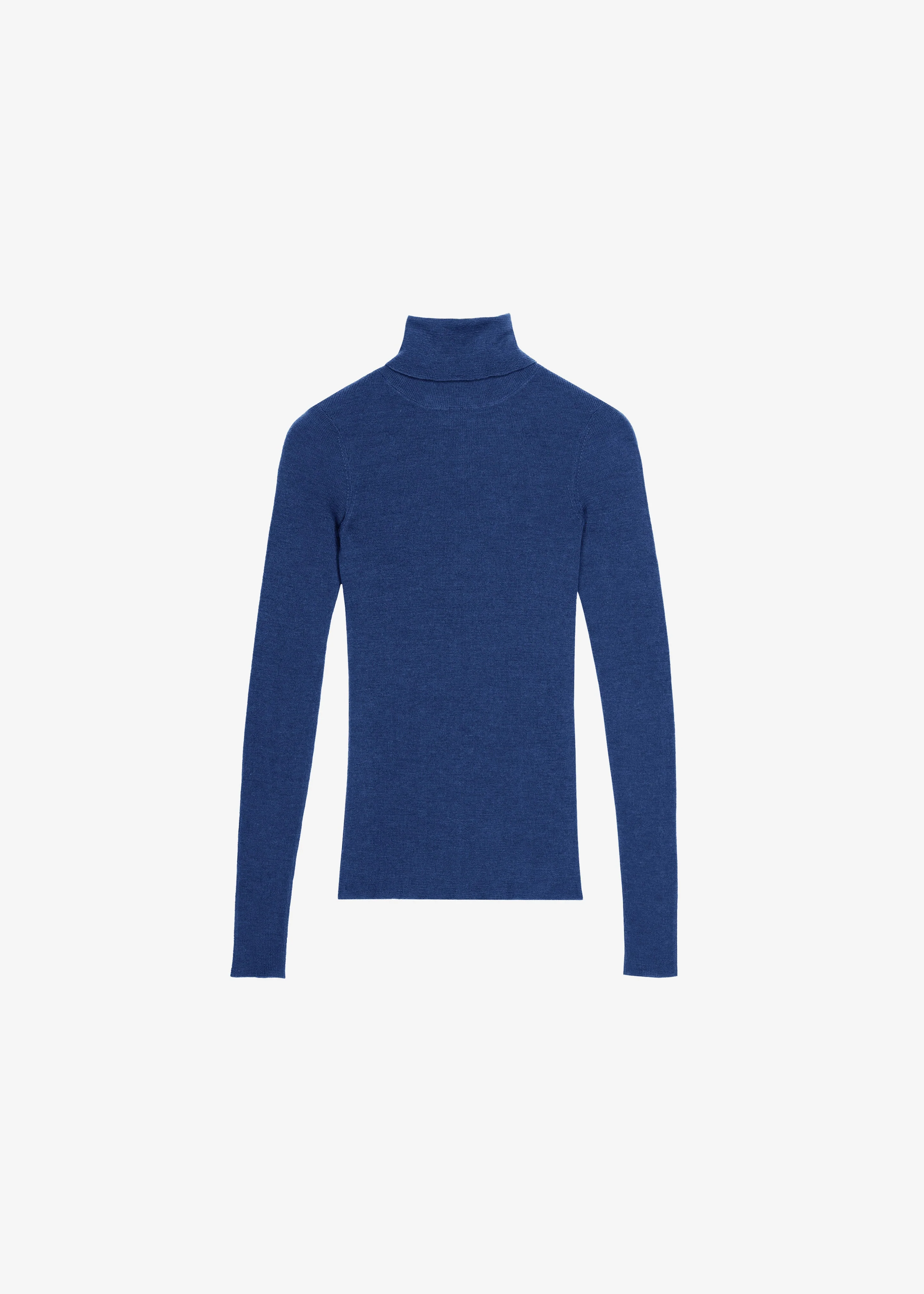 Utica Thin Turtleneck Sweater - Blue - Image 7
